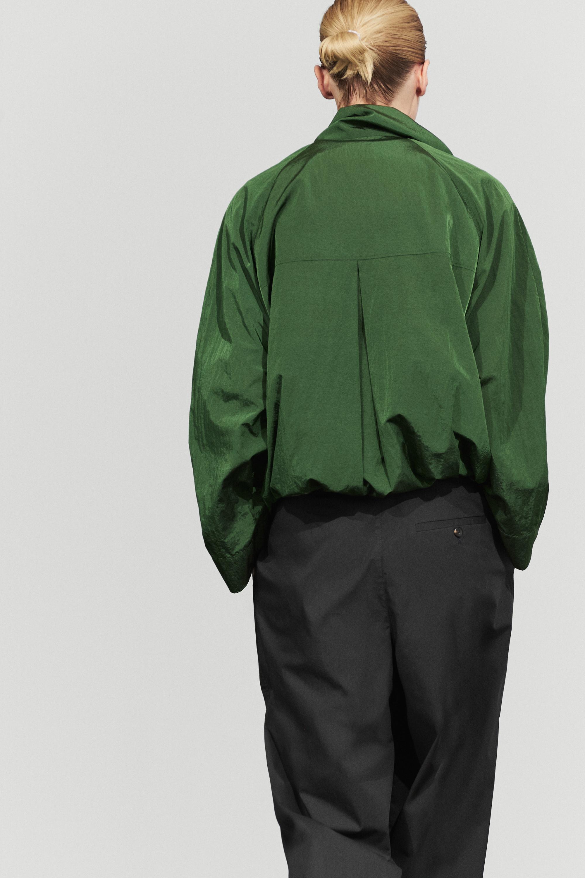 Technical bomber jacket — GREEN