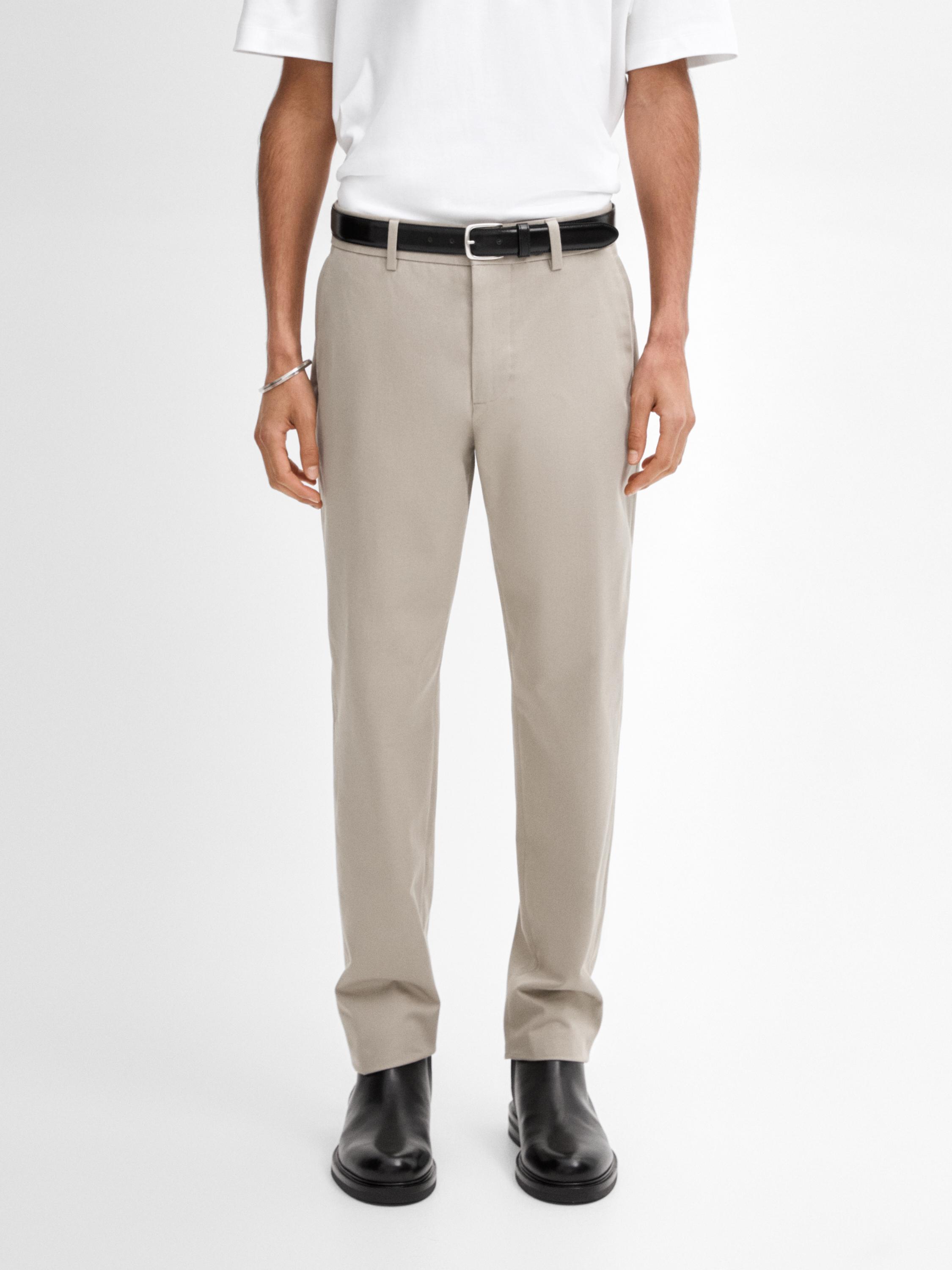 Hose Serge Baumwolle Tapered-Fit