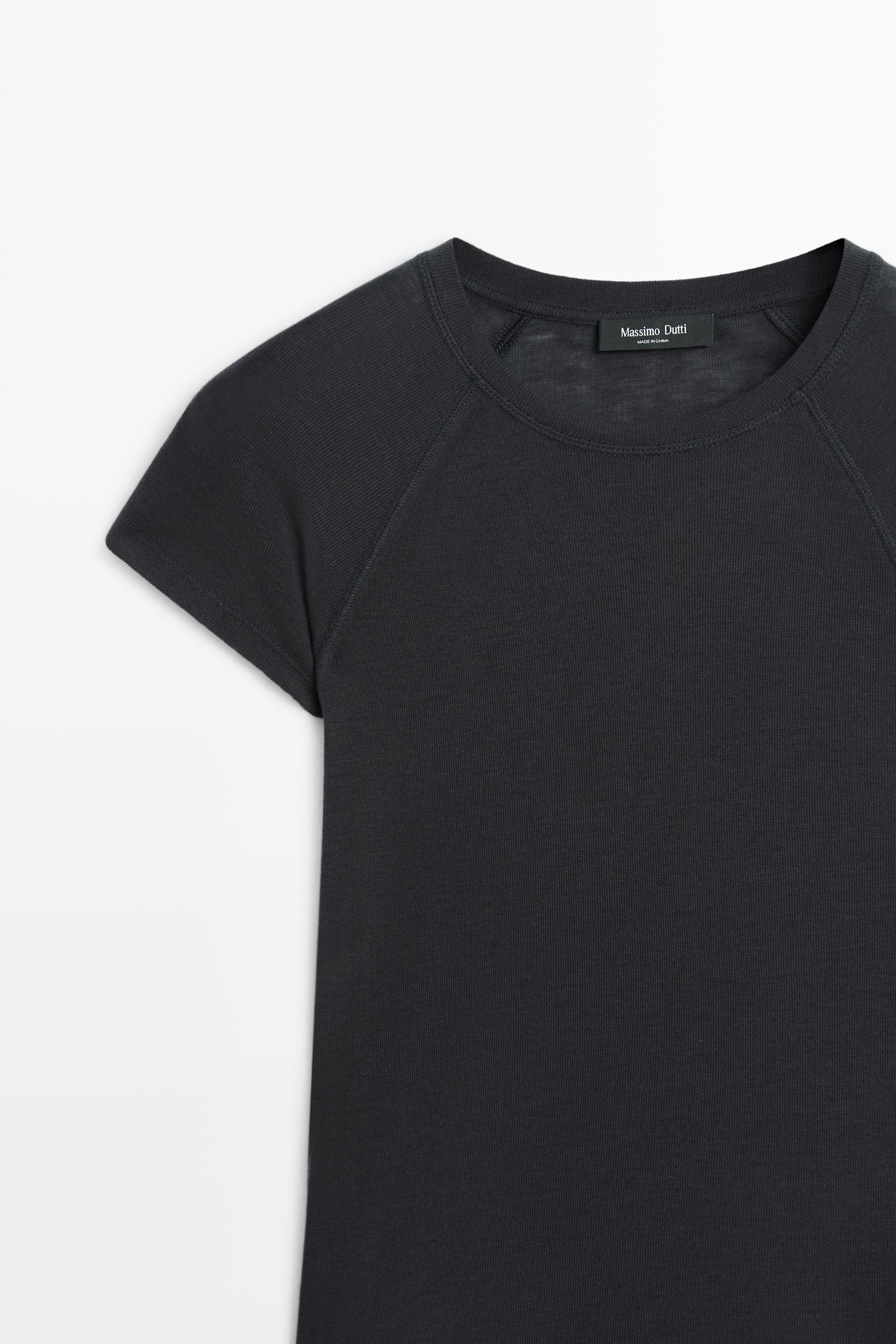 Short sleeve raglan T-shirt — LEAD