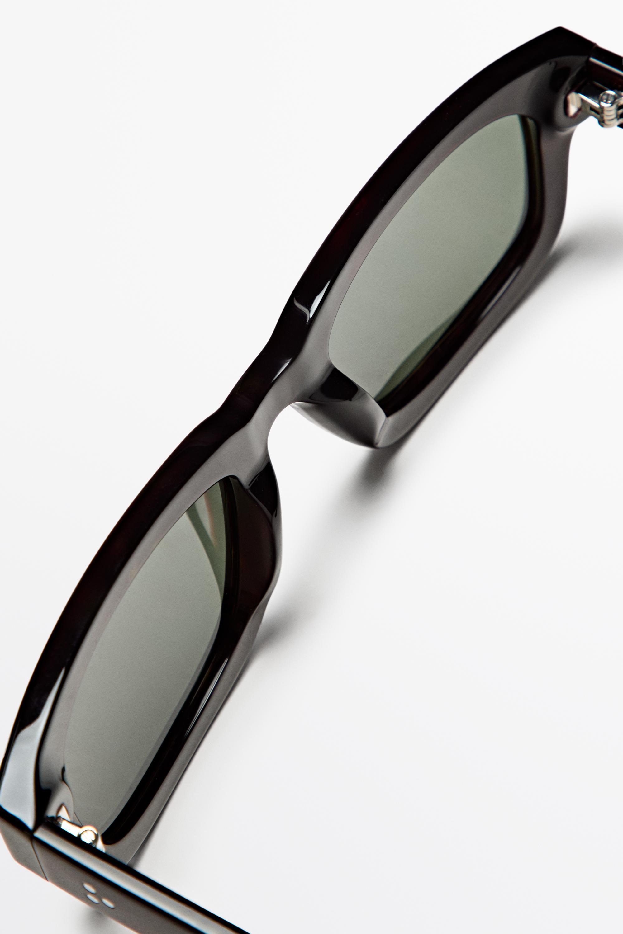 Rectangular sunglasses — BROWN