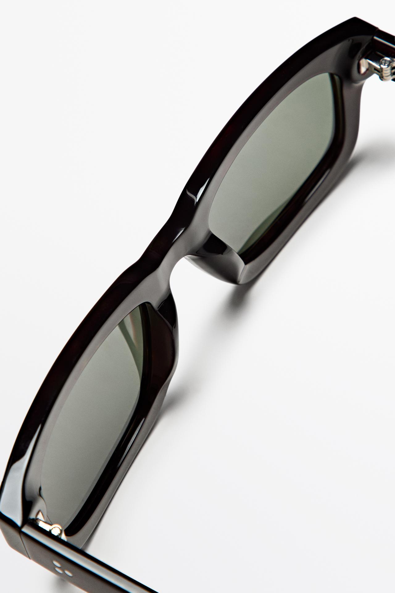 Rectangular sunglasses — BROWN