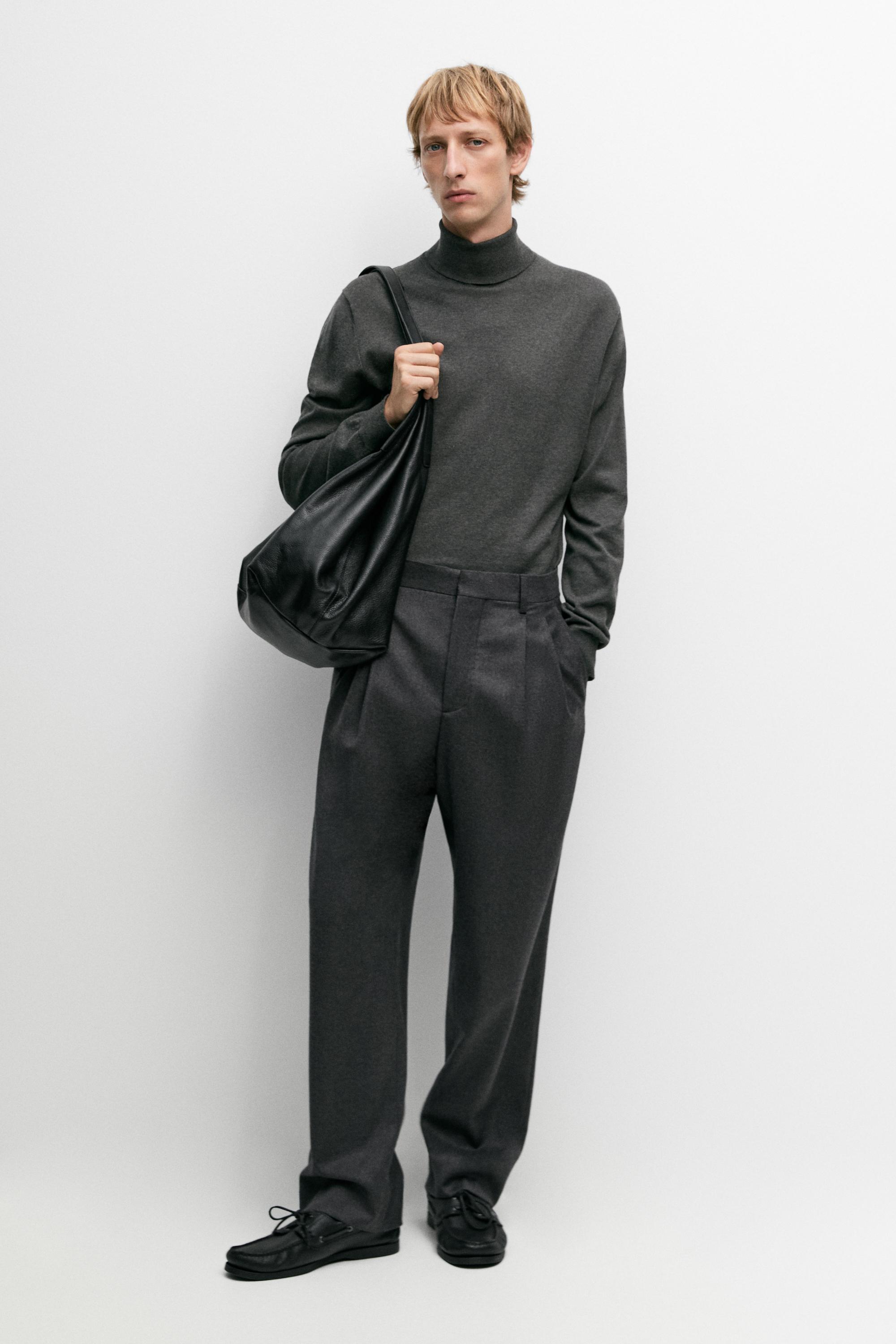 Pantalon tailleur 100 % laine