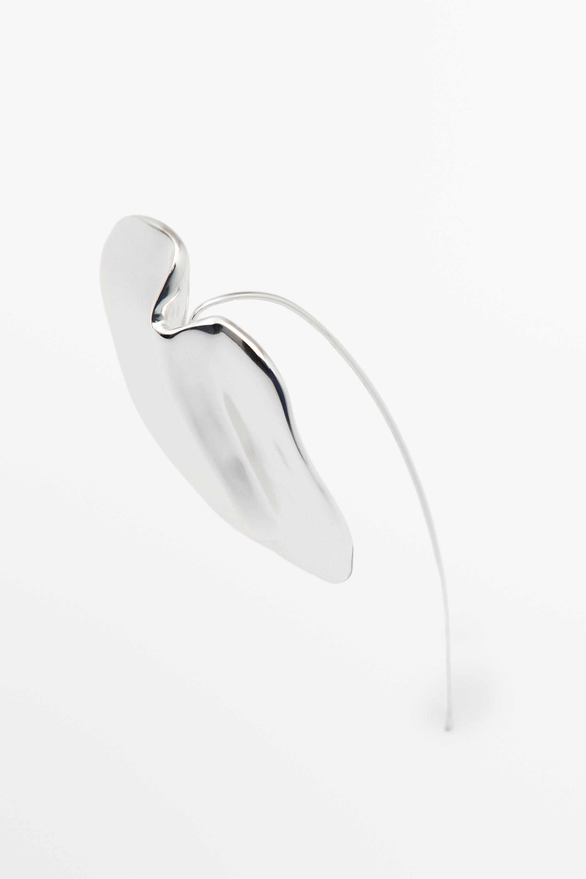 Dumpling earrings — SILVER