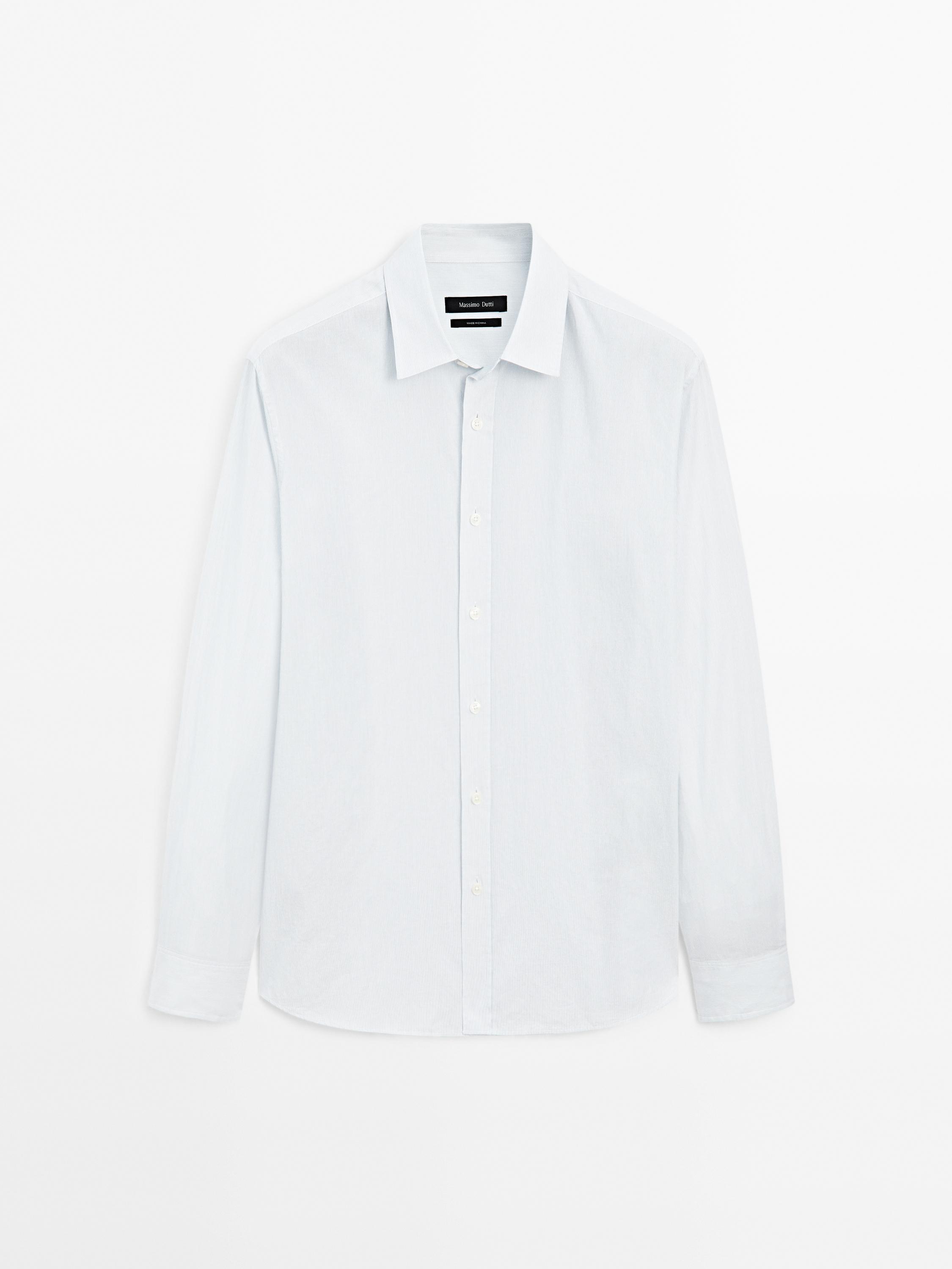 Regular fit striped shirt