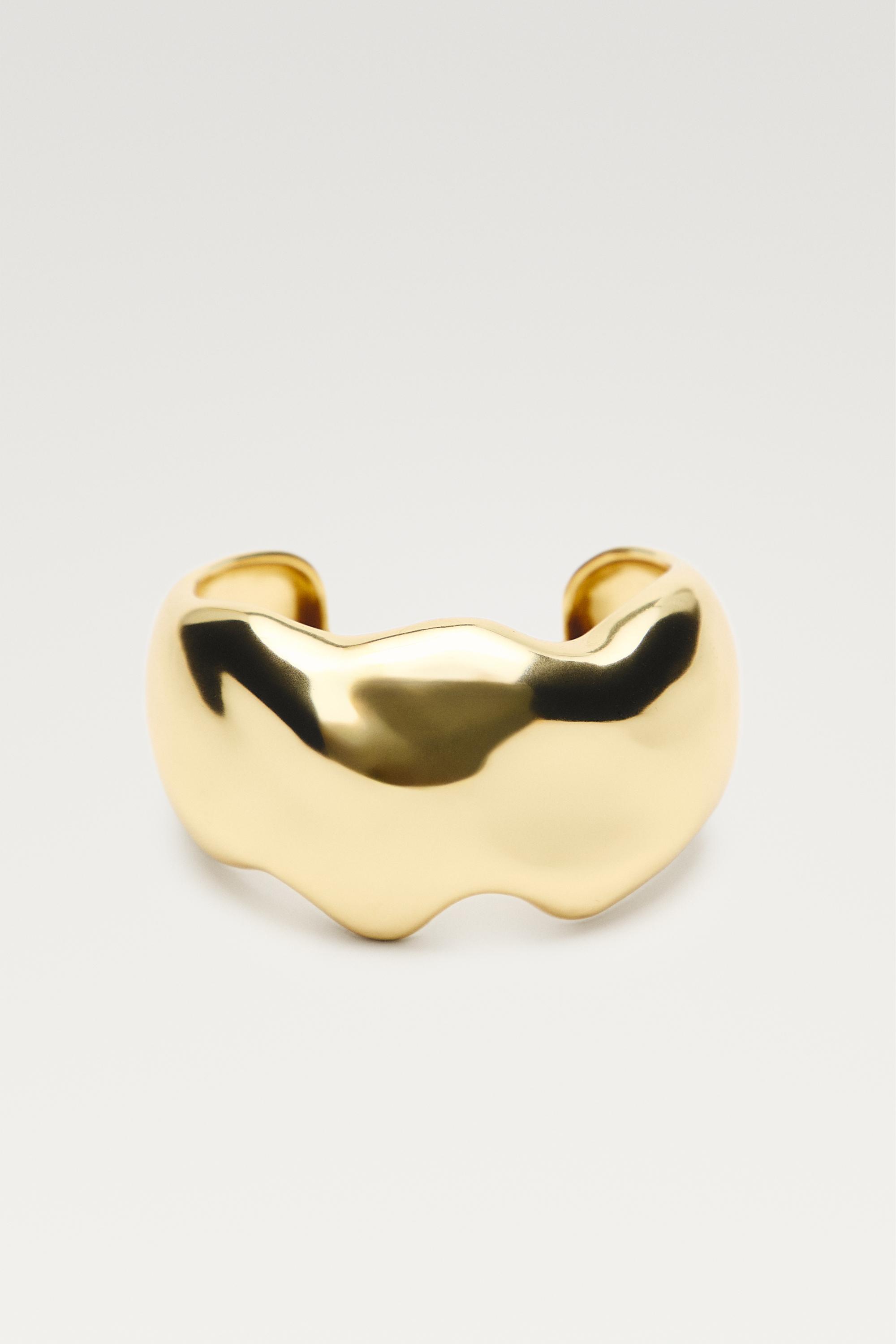 Cloud wide bracelet — GOLDEN