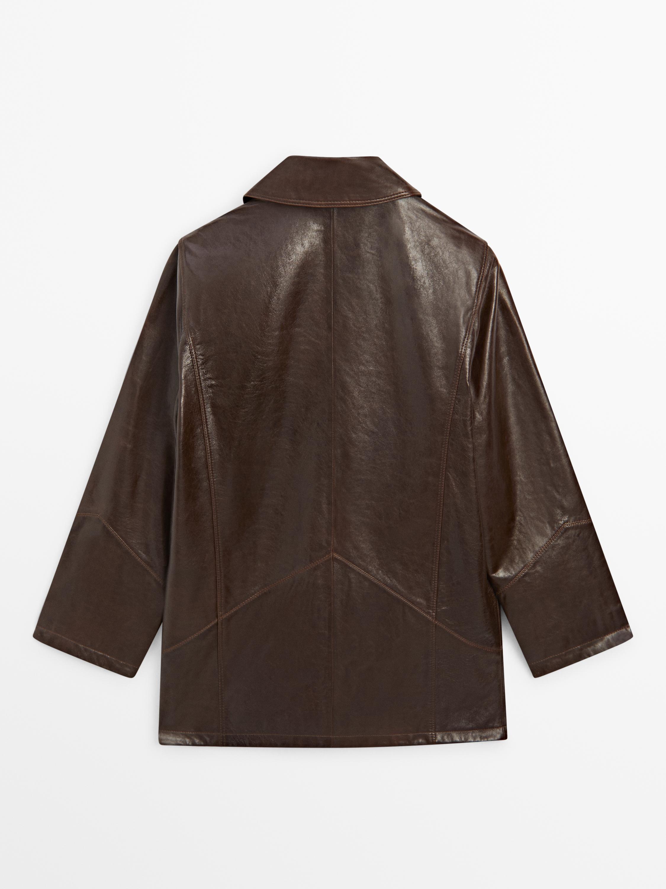 Women's Leather Jackets - Massimo Dutti - US