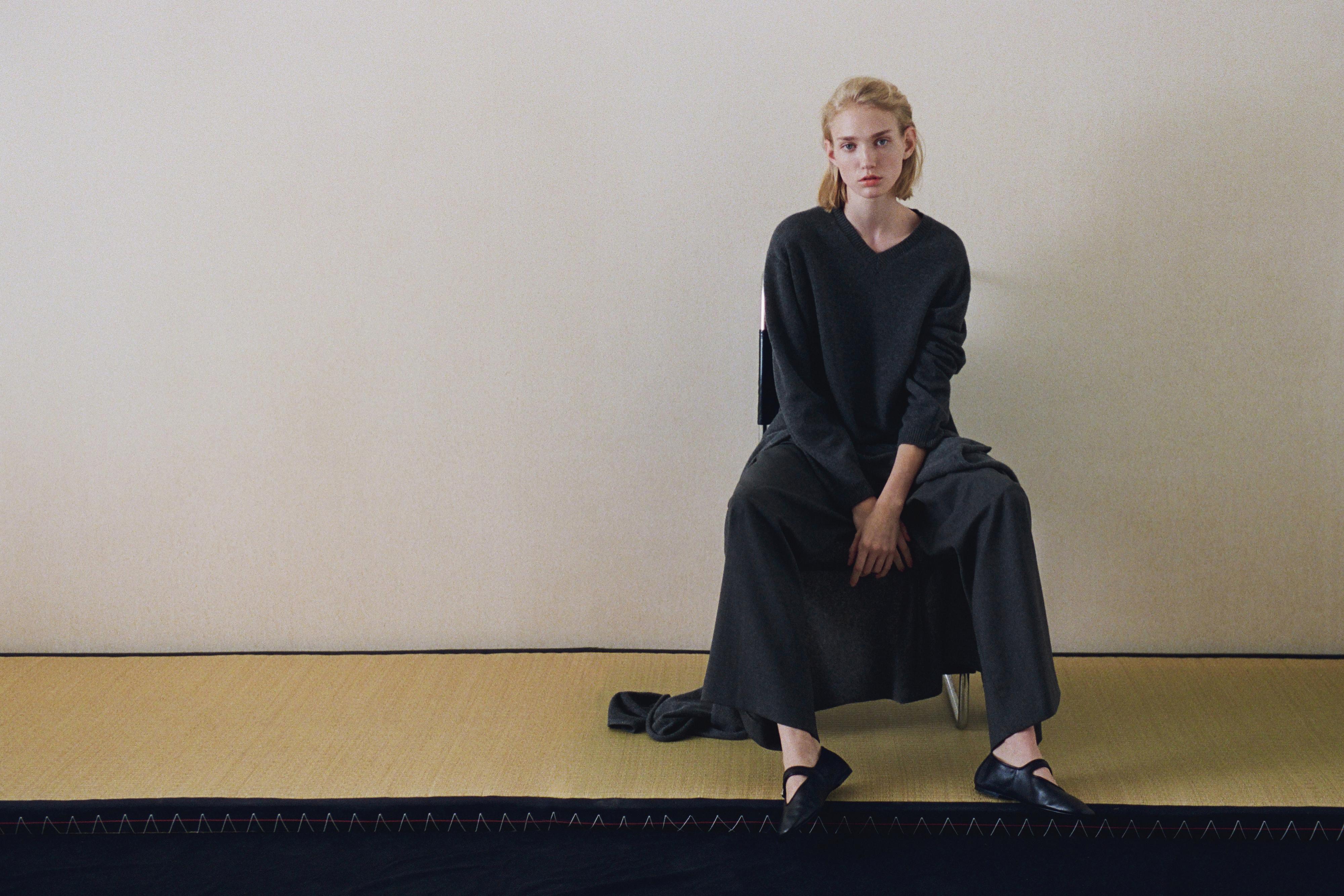 Pull en maille 100 % cachemire à col en V