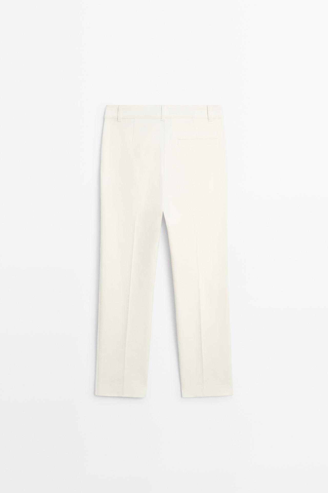 Stretch technical pants — CREAM