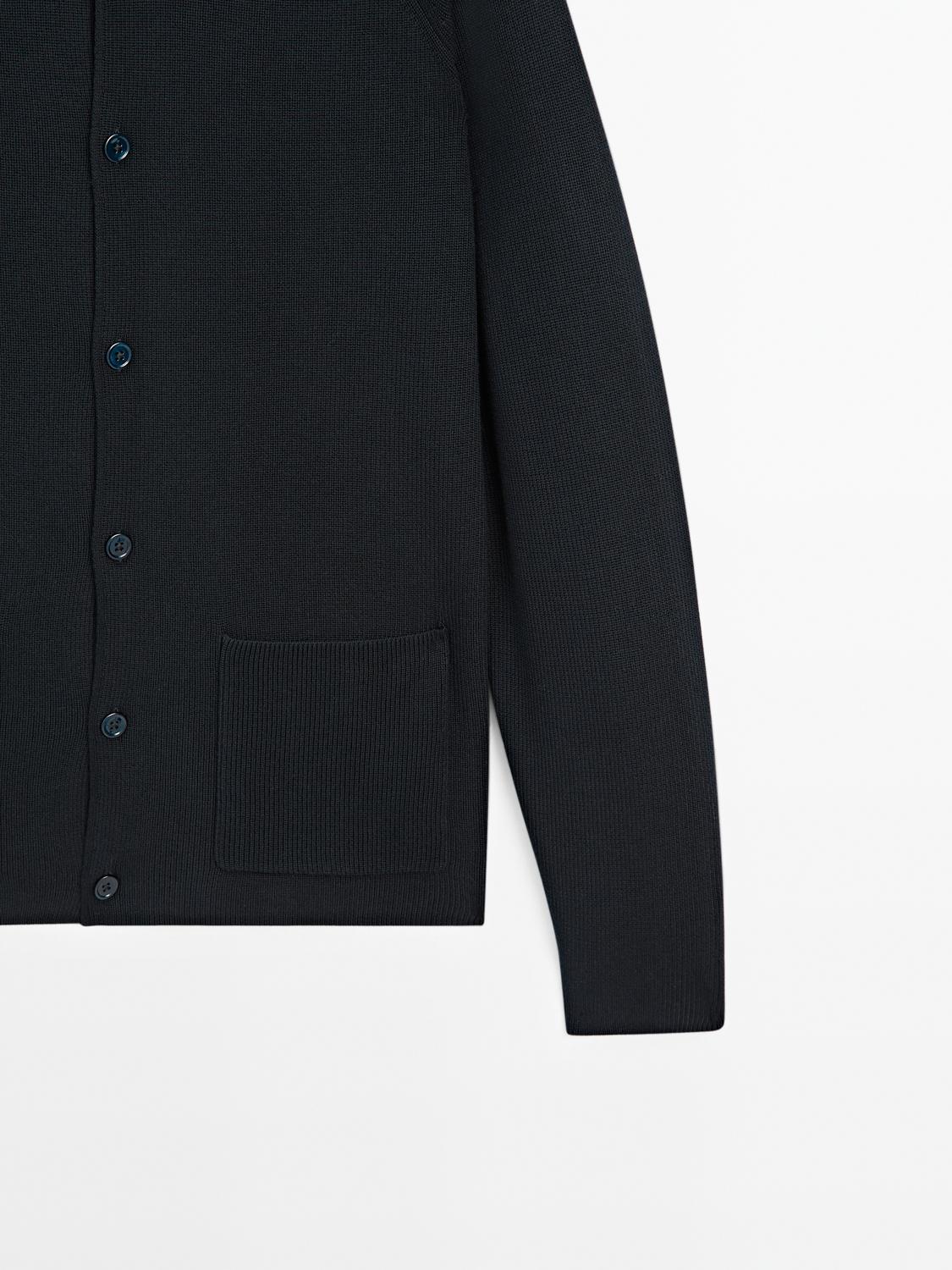 100% cotton knit cardigan