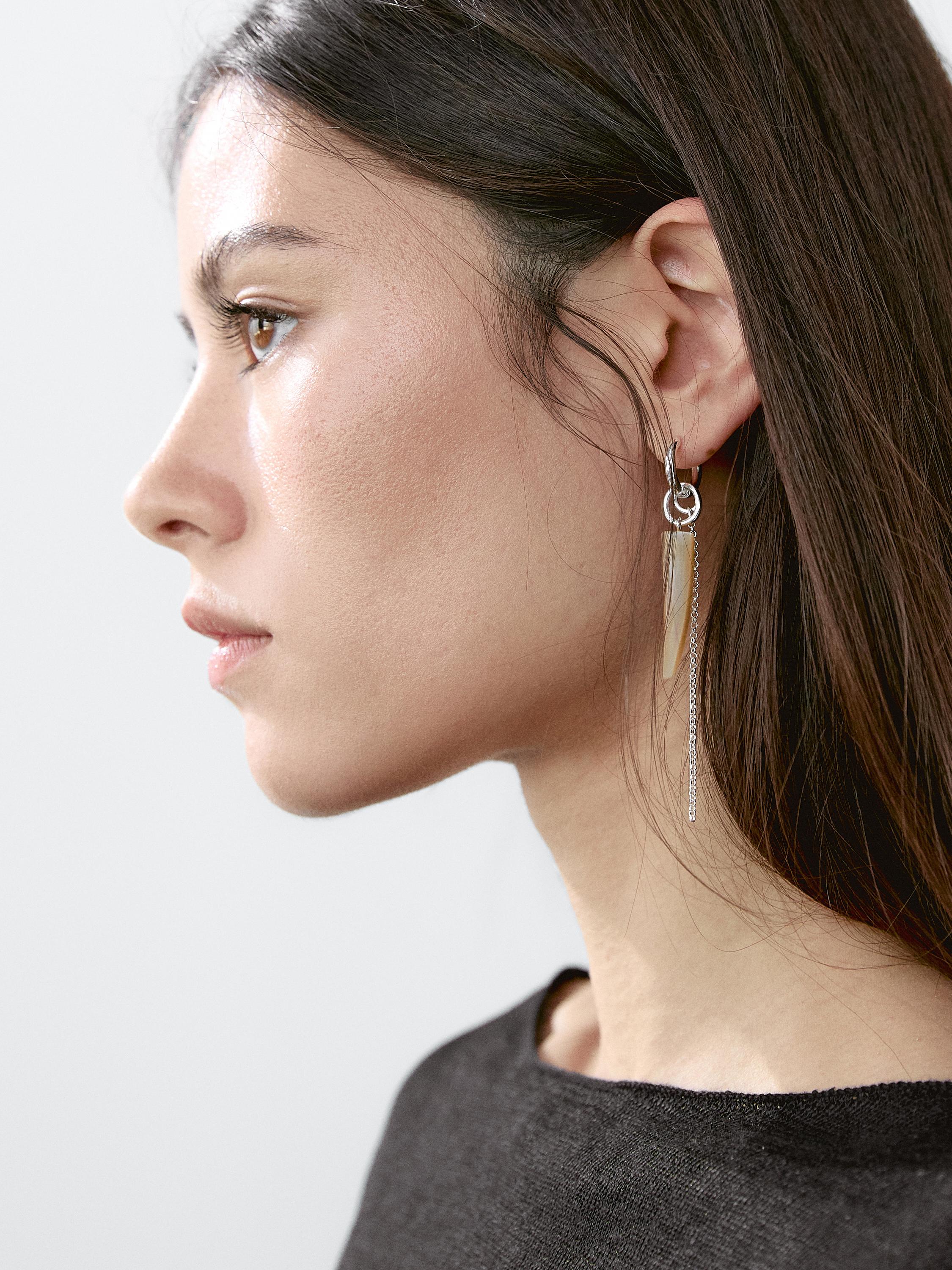 Jersey mit Leinen-Bateau-Ausschnitt