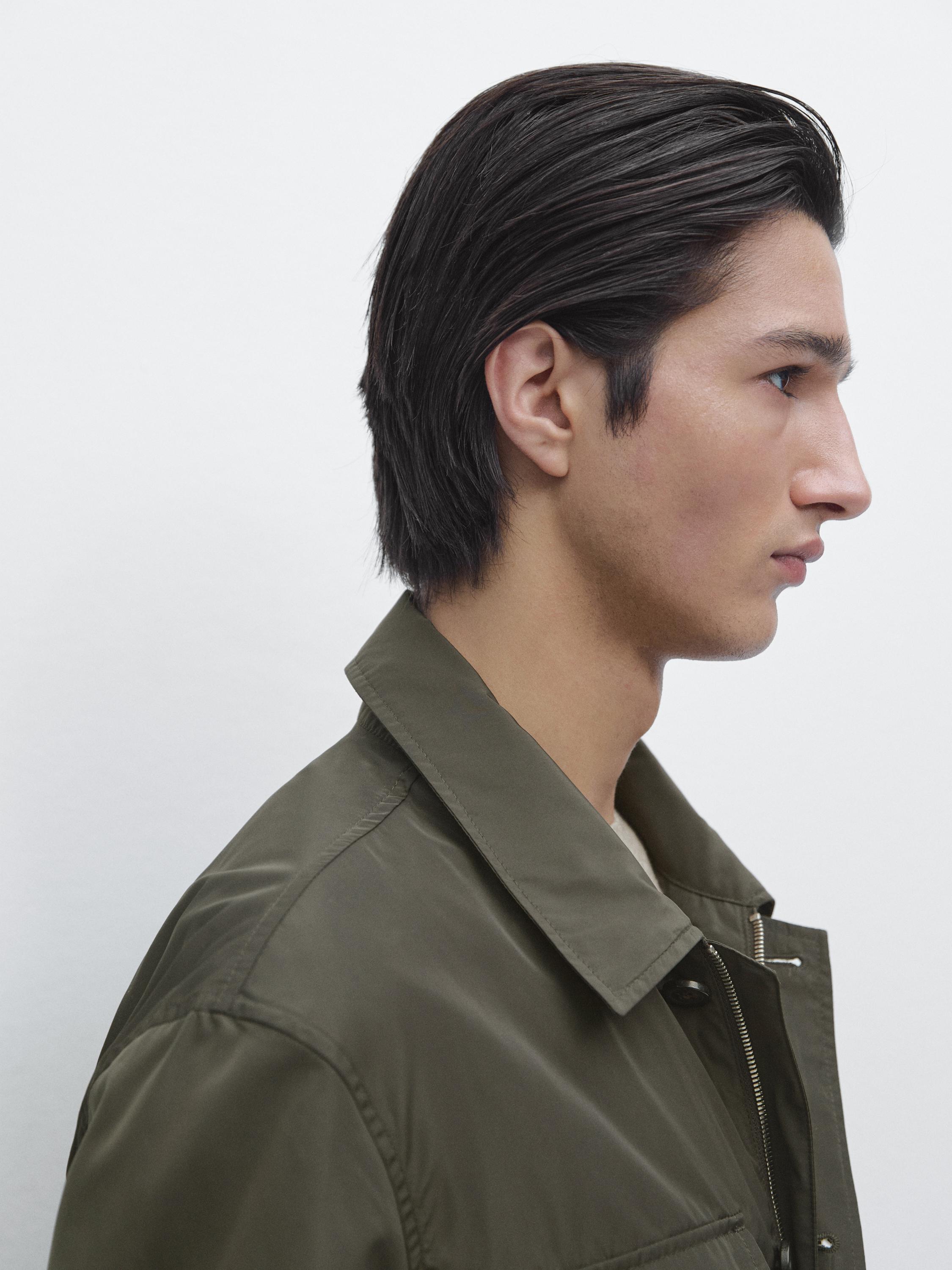 Lightweight jacket with pockets — KHAKI