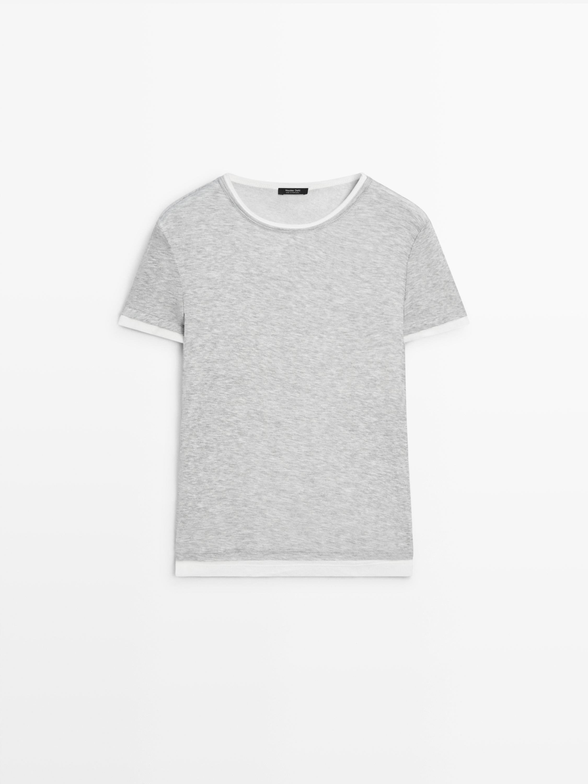 T-shirt manches courtes finition double