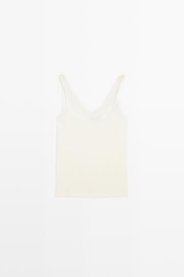 Strappy lace-trimmed camisole top — CREAM 6
