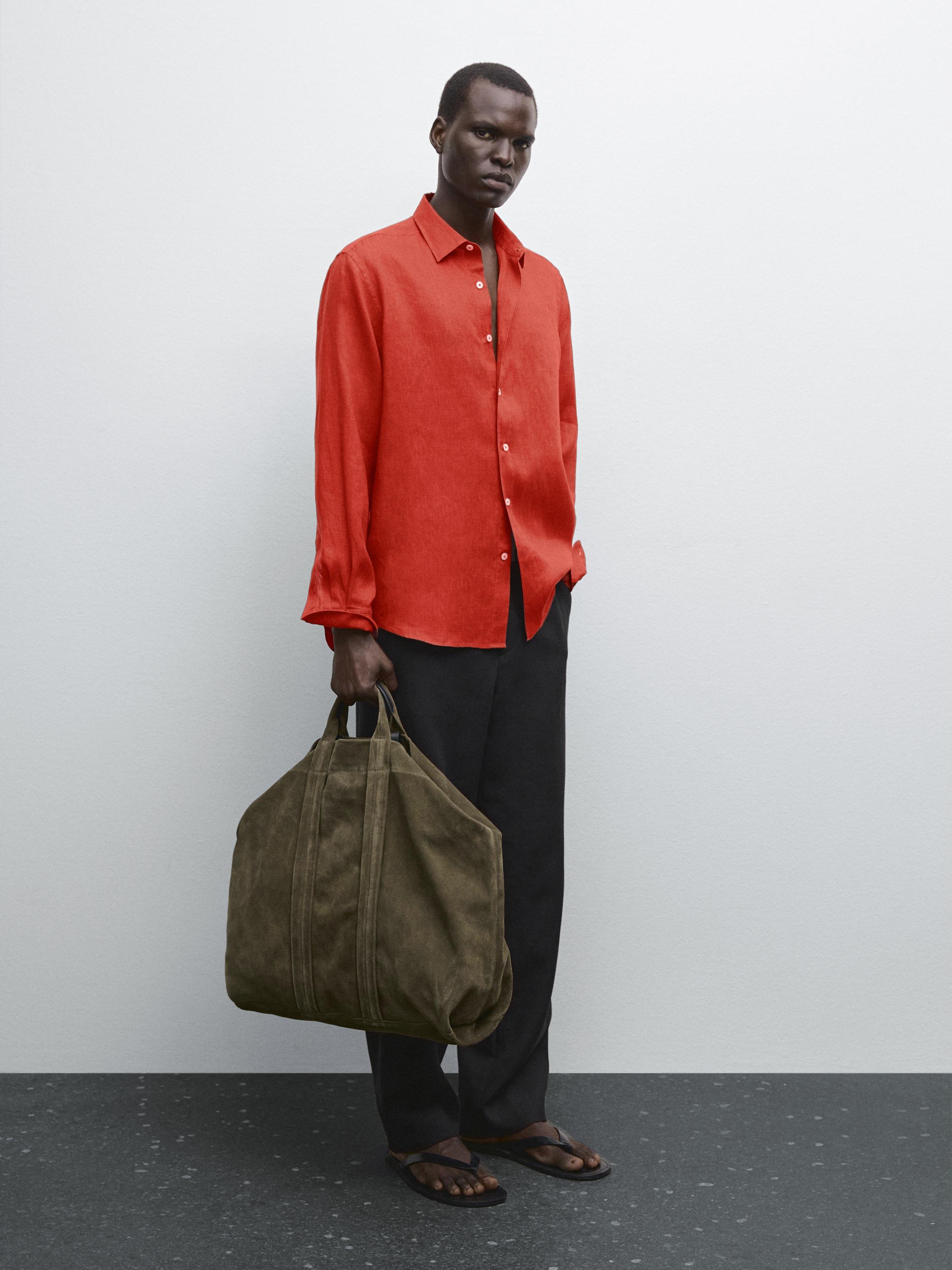 Chemise slim 100 % lin