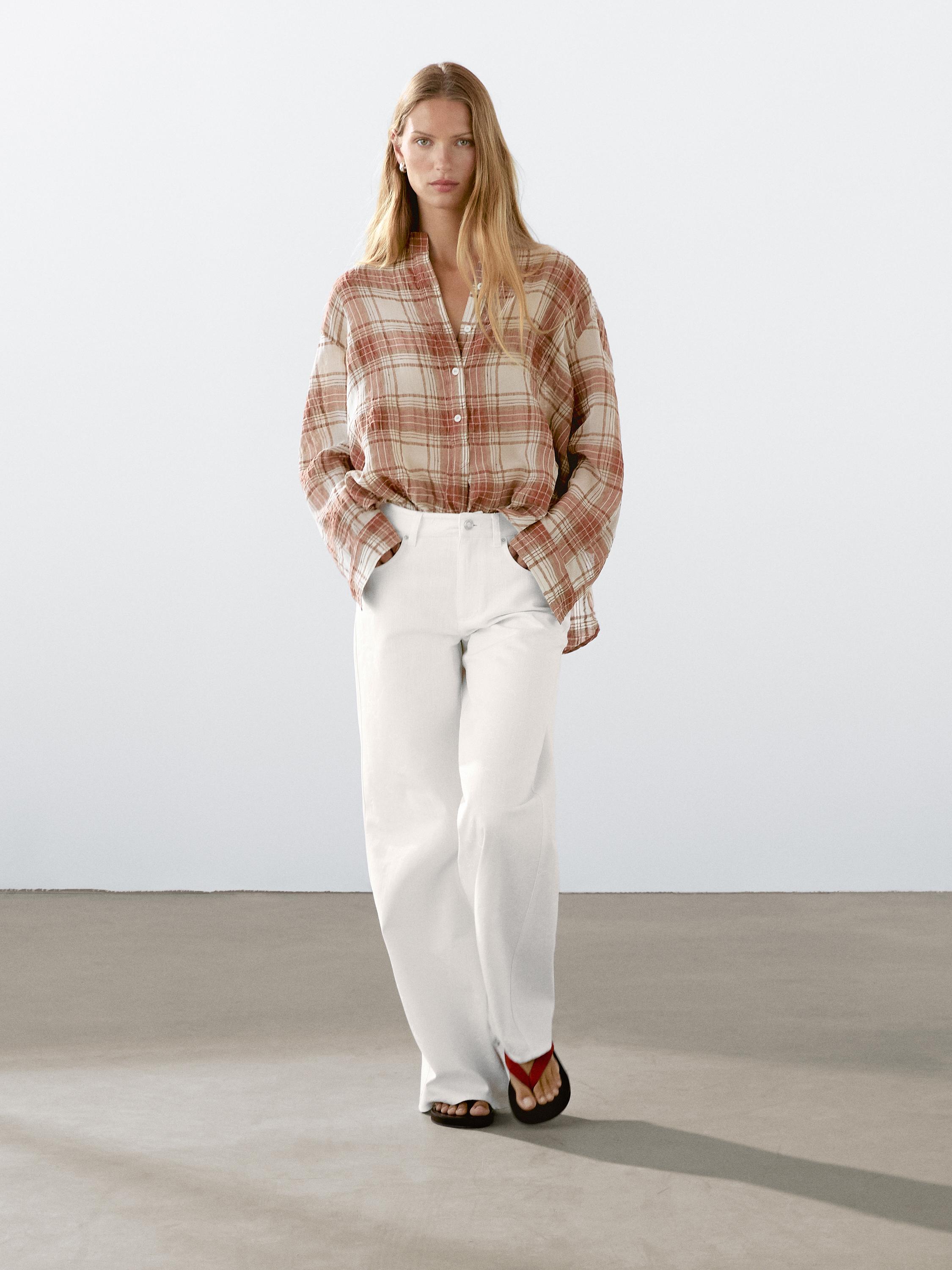 Tejan trousers with texture detail