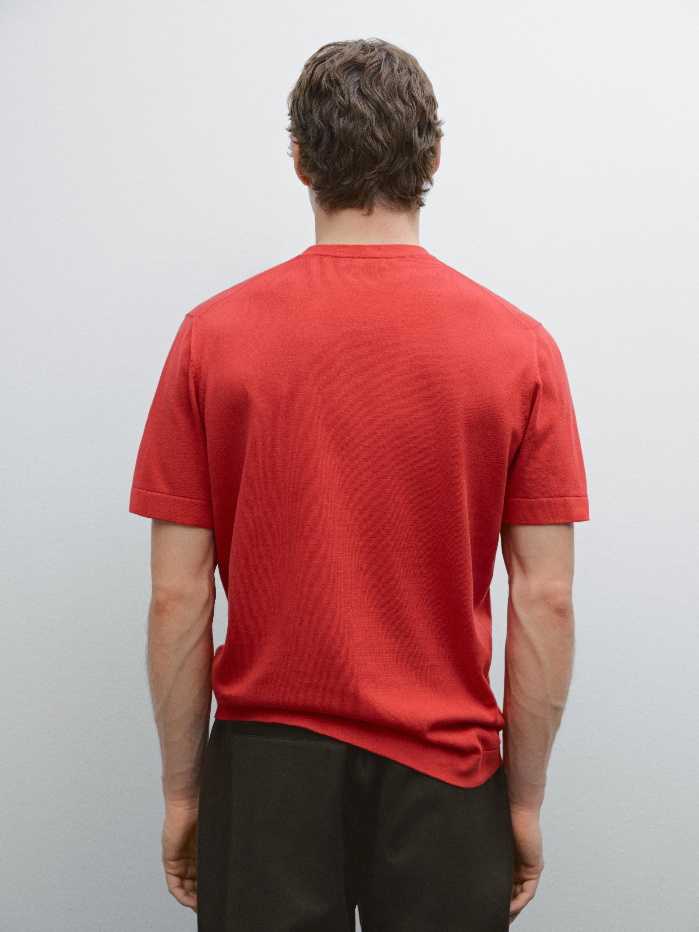 T-shirt à manches courtes 100&nbsp;% coton