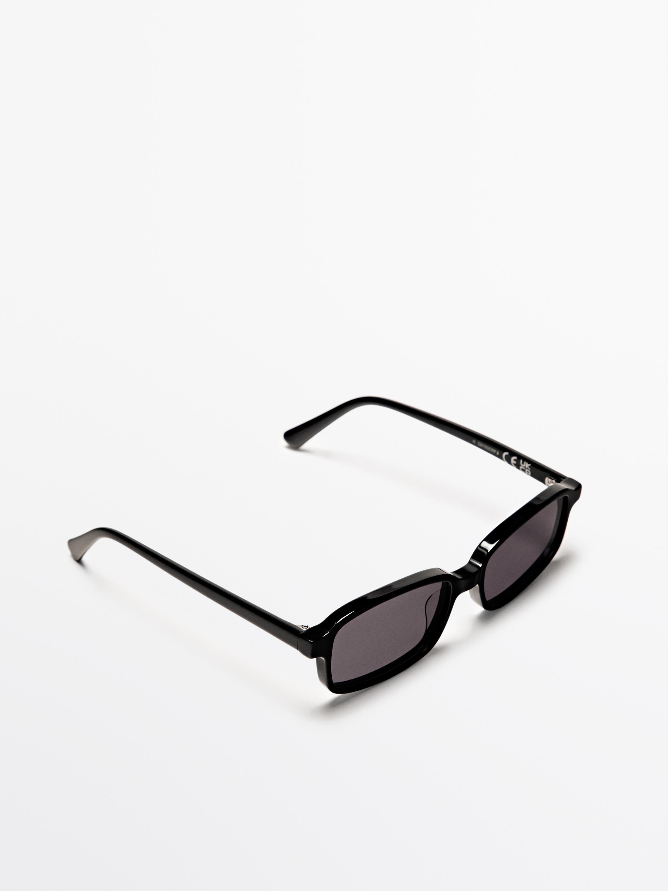 Small rectangular sunglasses