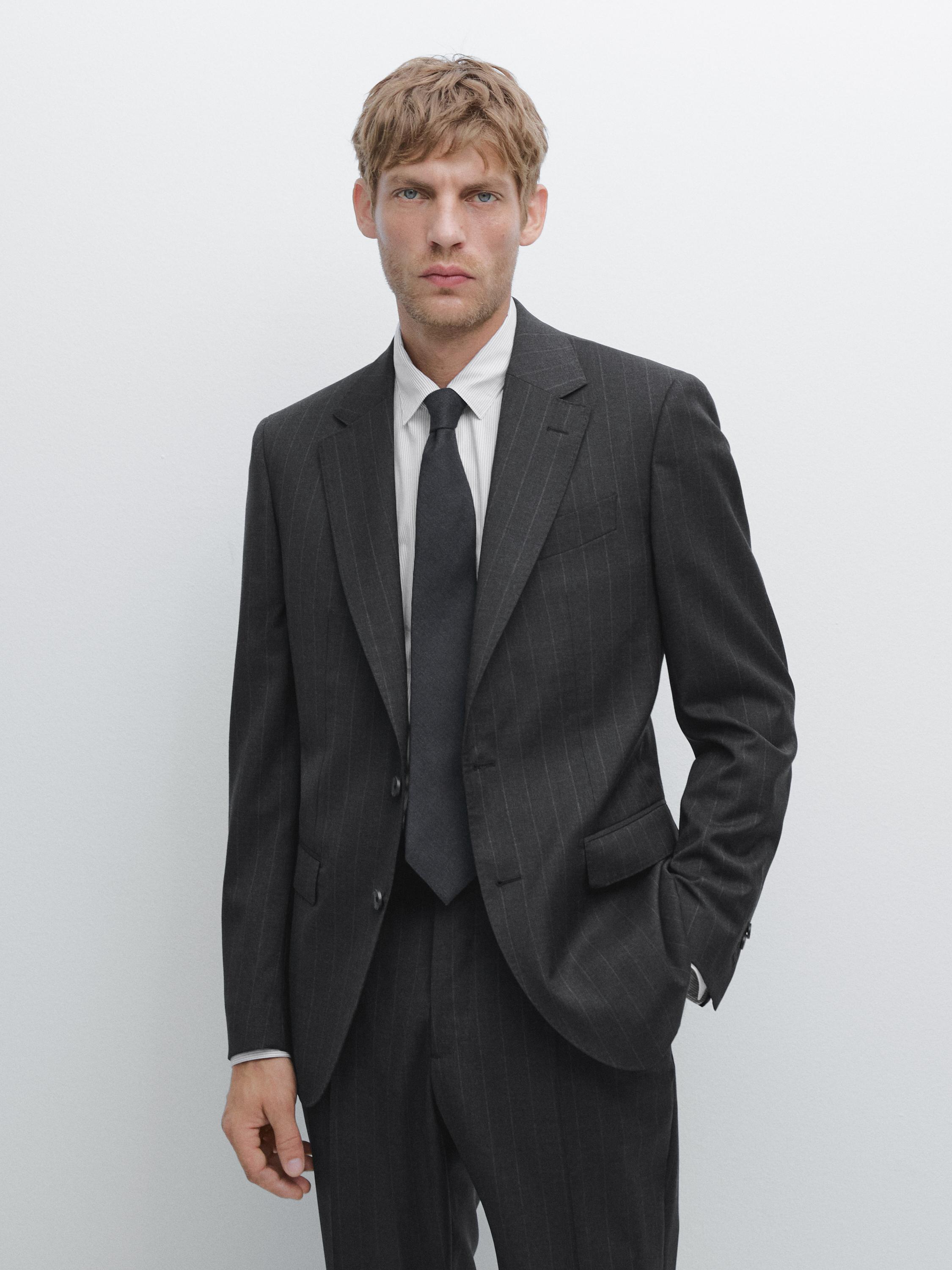 Veste de costume à rayures tennis