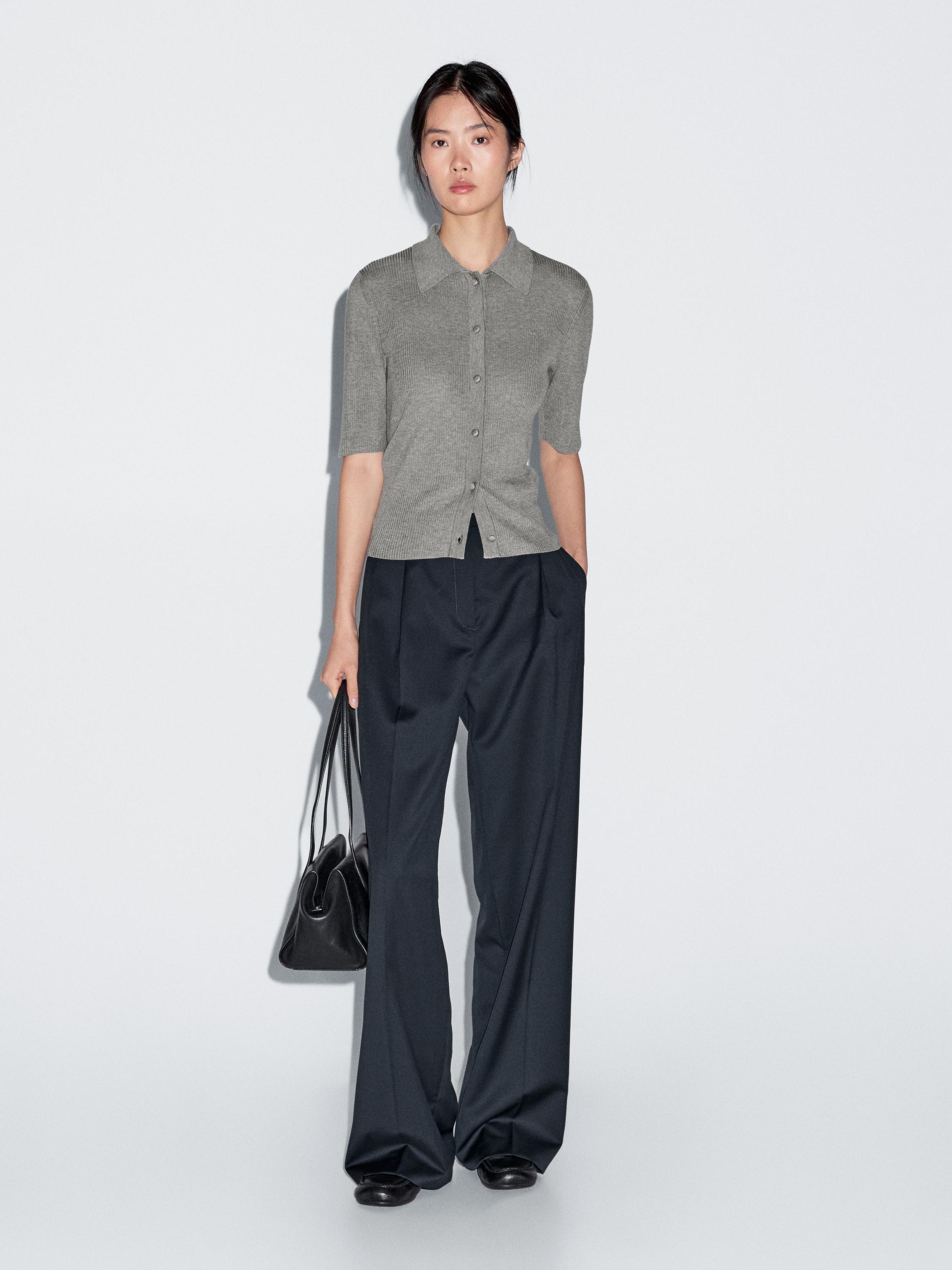 Cardigan à manches courtes