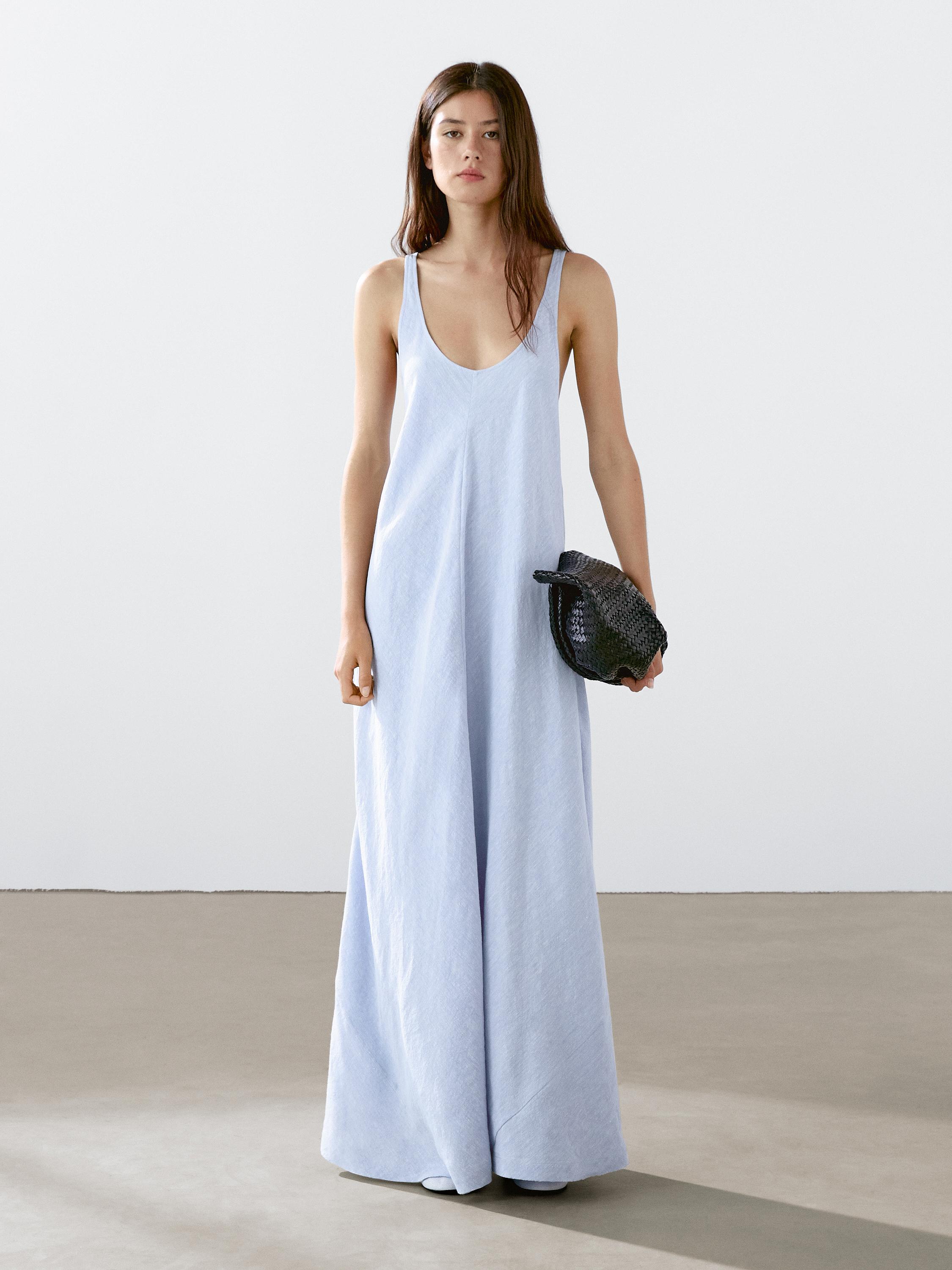 Long flowing dress with back detail