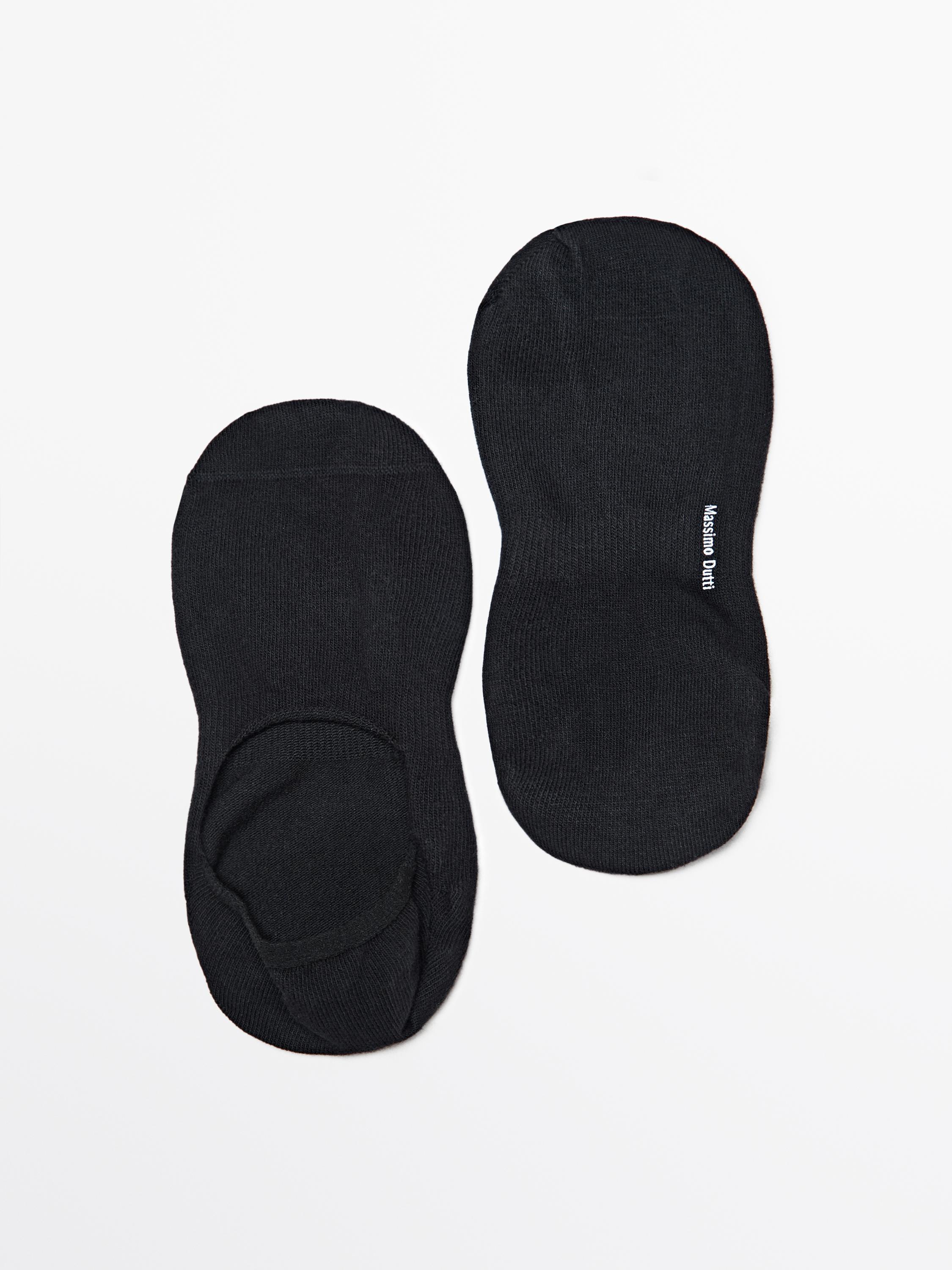 Pack 3 calcetines invisibles mezcla algodón