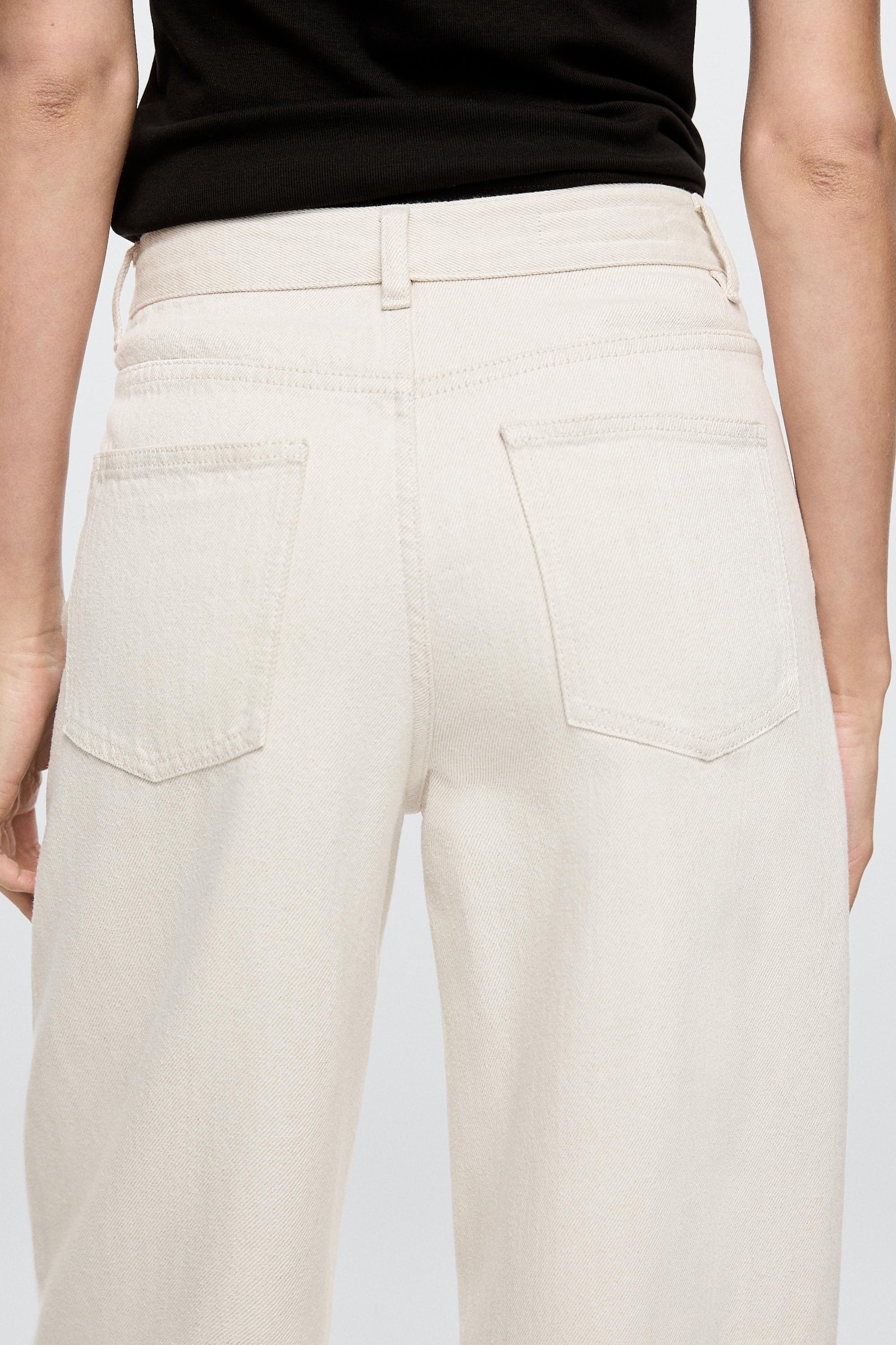 High-waist barrel fit jeans — CREAM