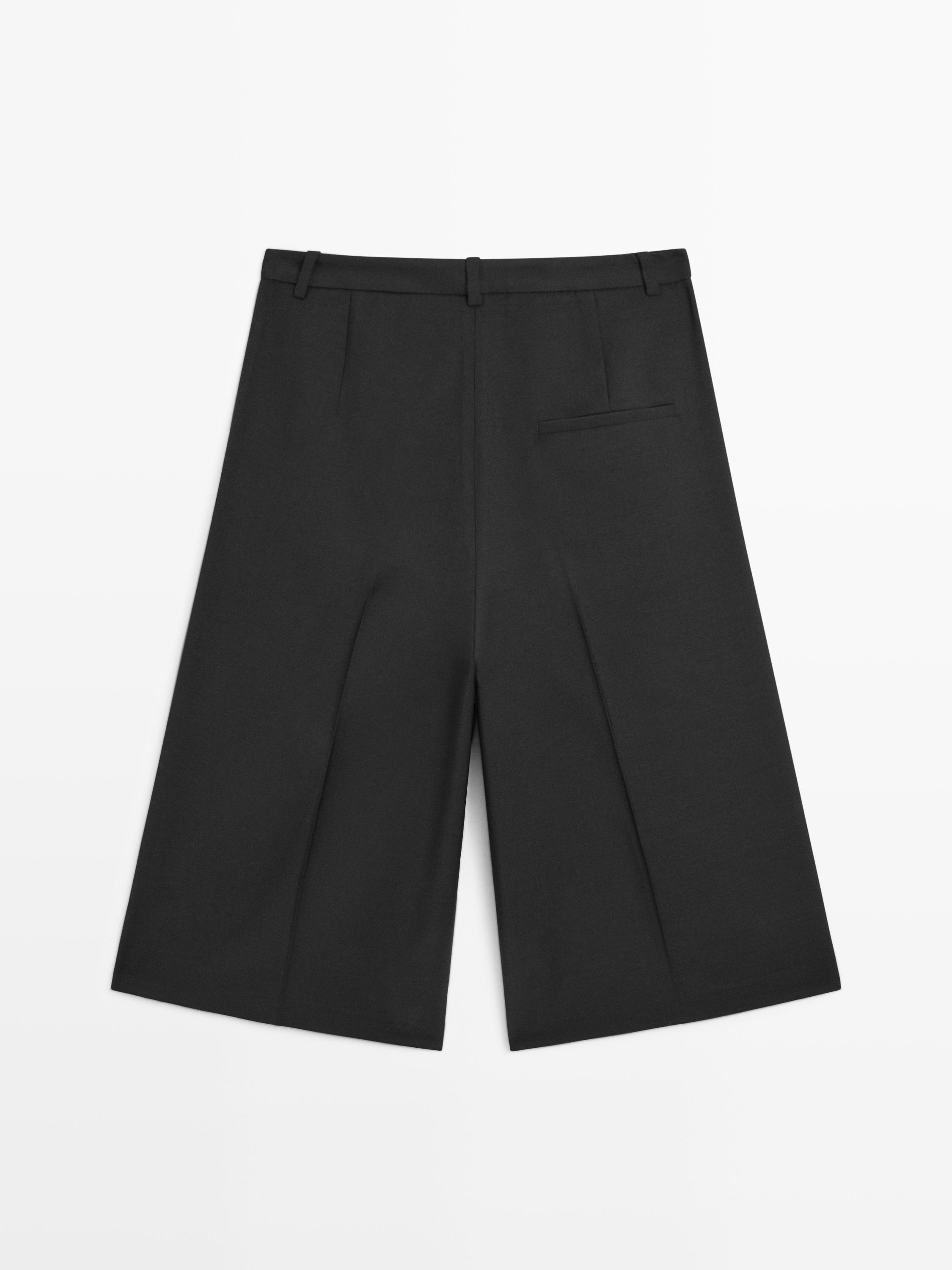 Bermuda larga 100% Lana