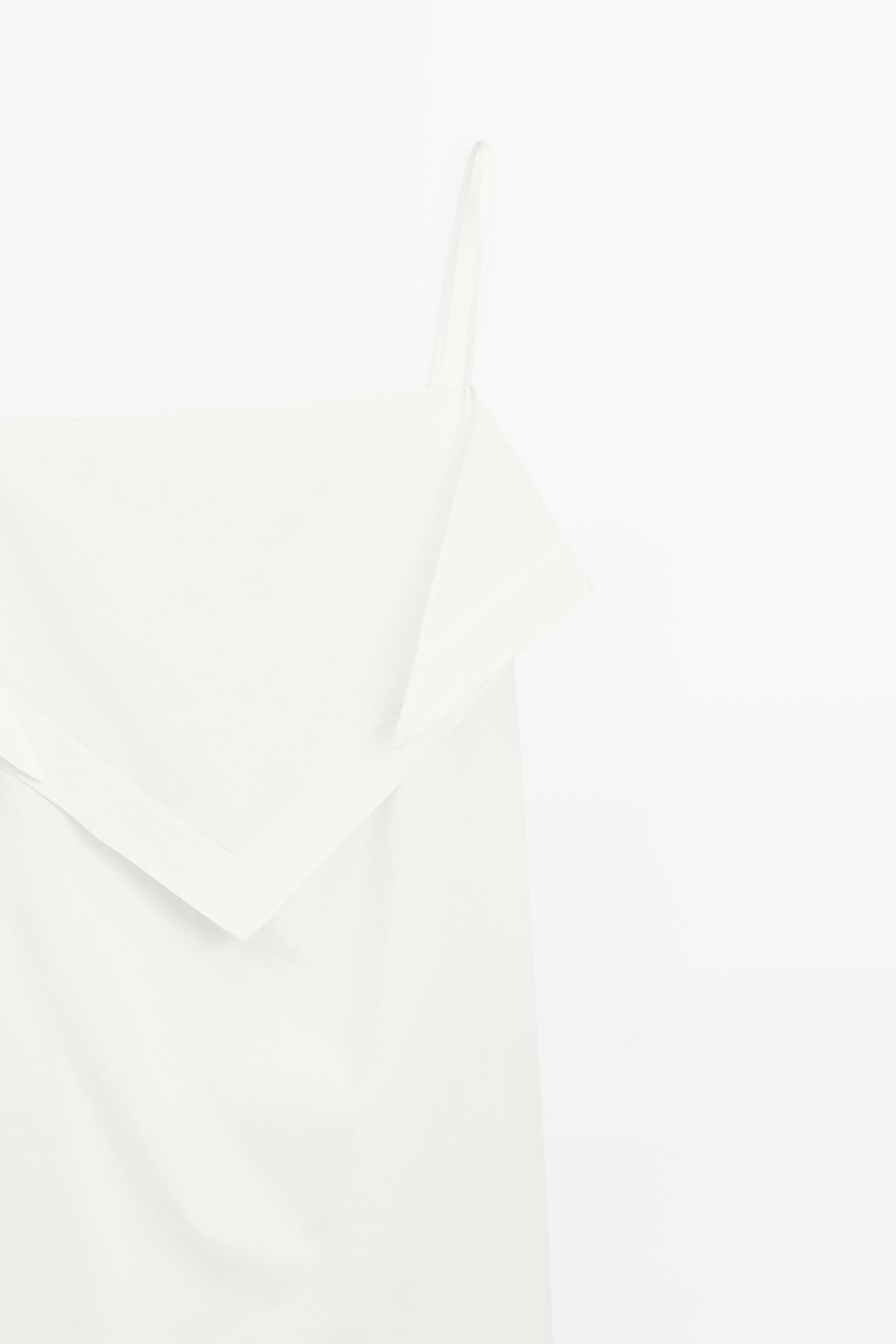 Scarf detail midi dress - STUDIO — WHITE