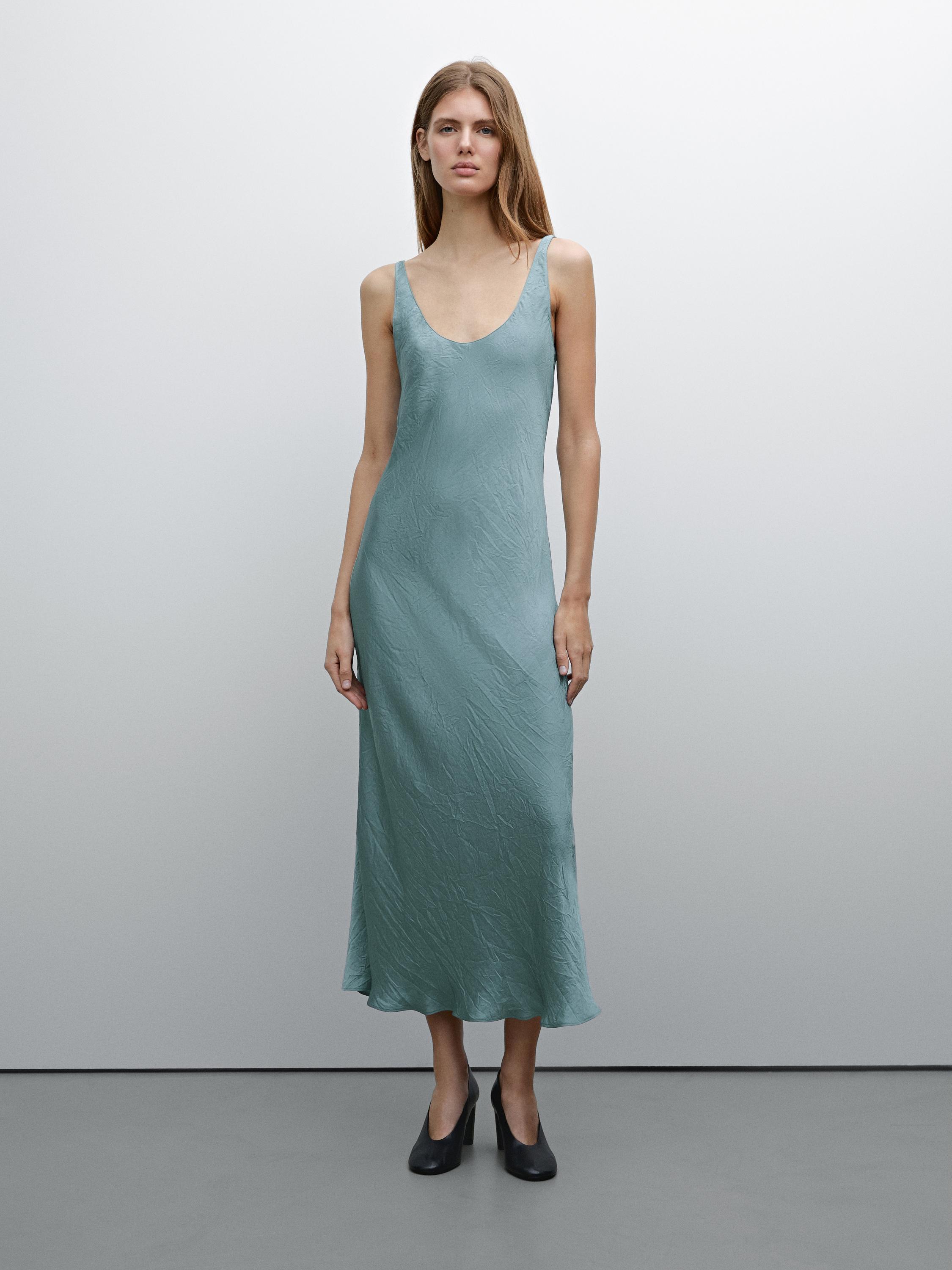 Midi slip dress