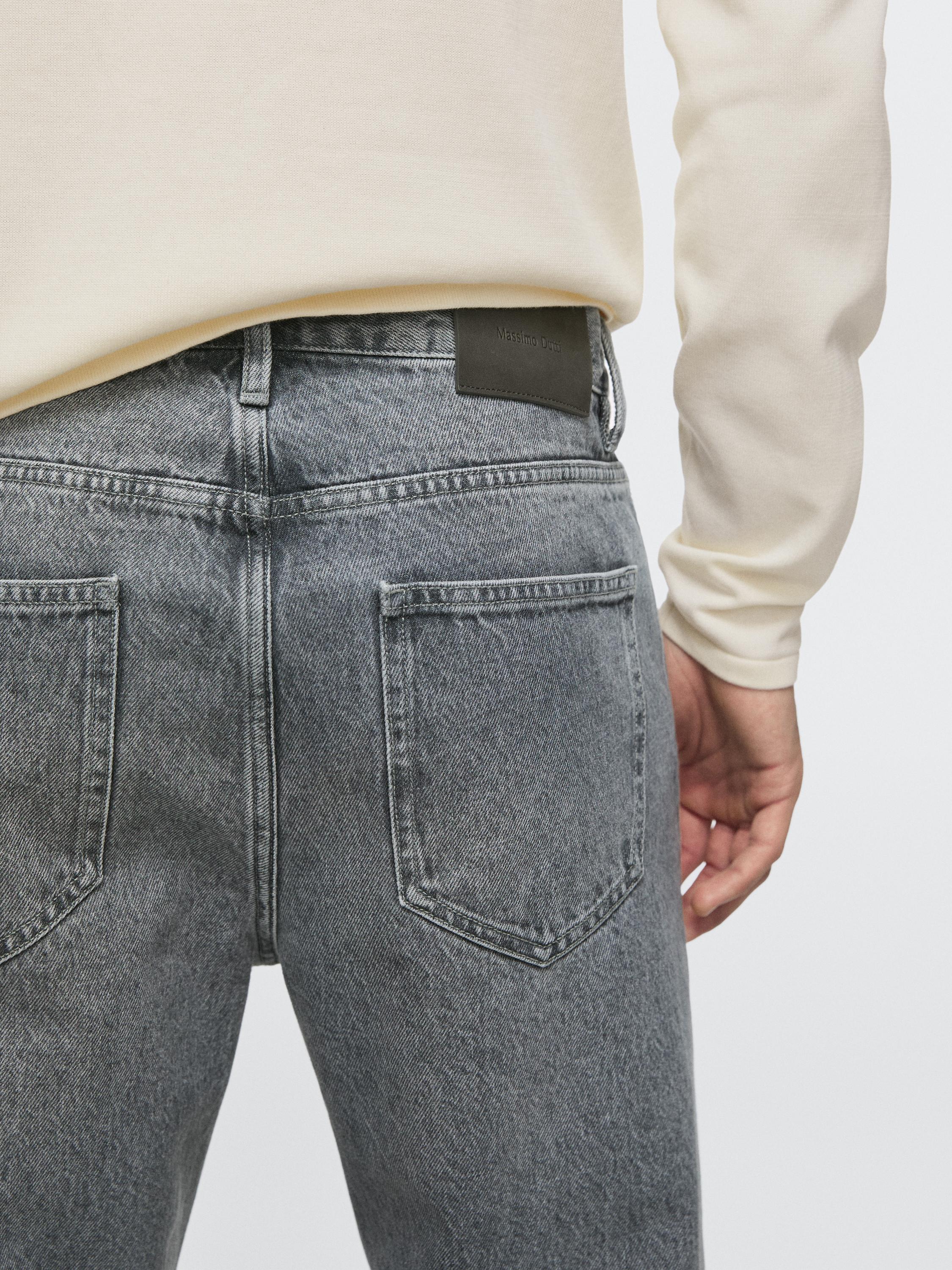 Straight-leg jeans — BLUISH GREY
