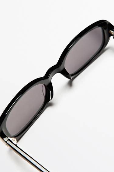 90s-style rounded sunglasses — BLACK 3