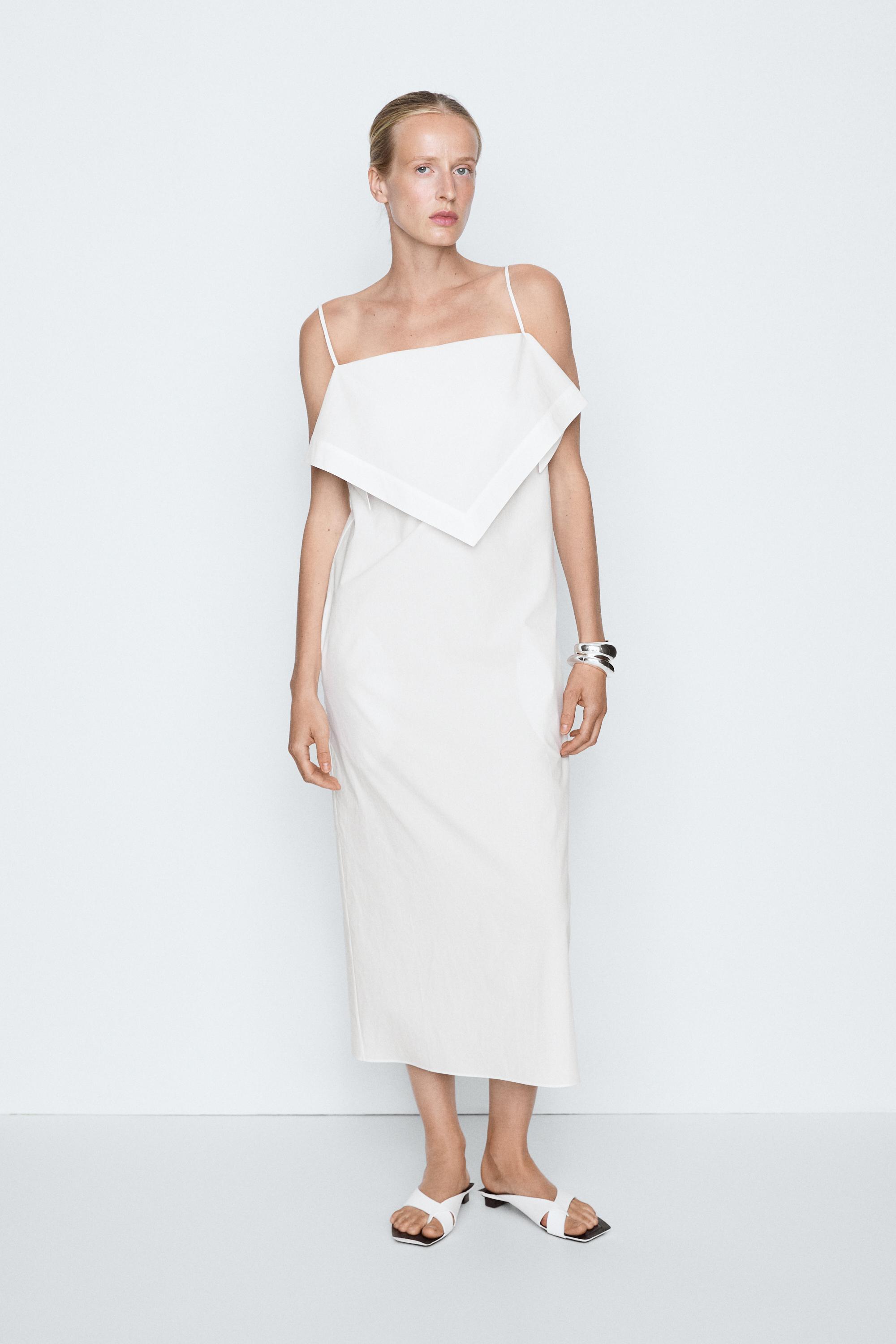 Rochie midi cu detaliu eșarfă - STUDIO