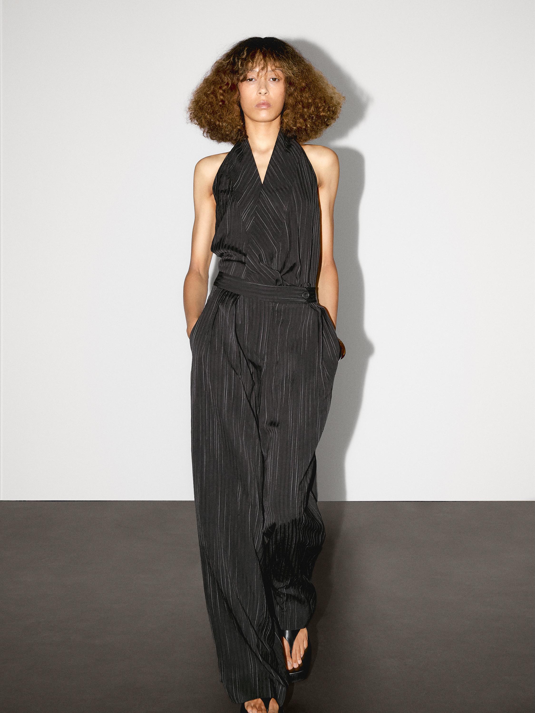 Pantalon Ancho Pantalon Jogger Mujer Massimo Dutti Pantalón Jogger