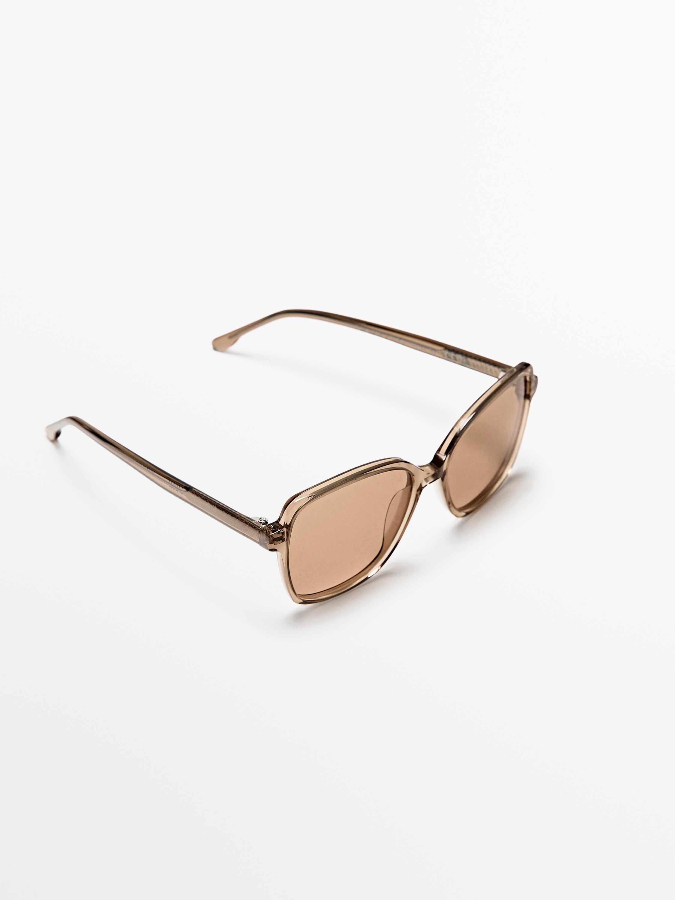 Square sunglasses — Caramel