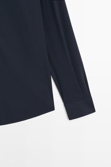 Slim fit stretch shirt — NAVY BLUE 7