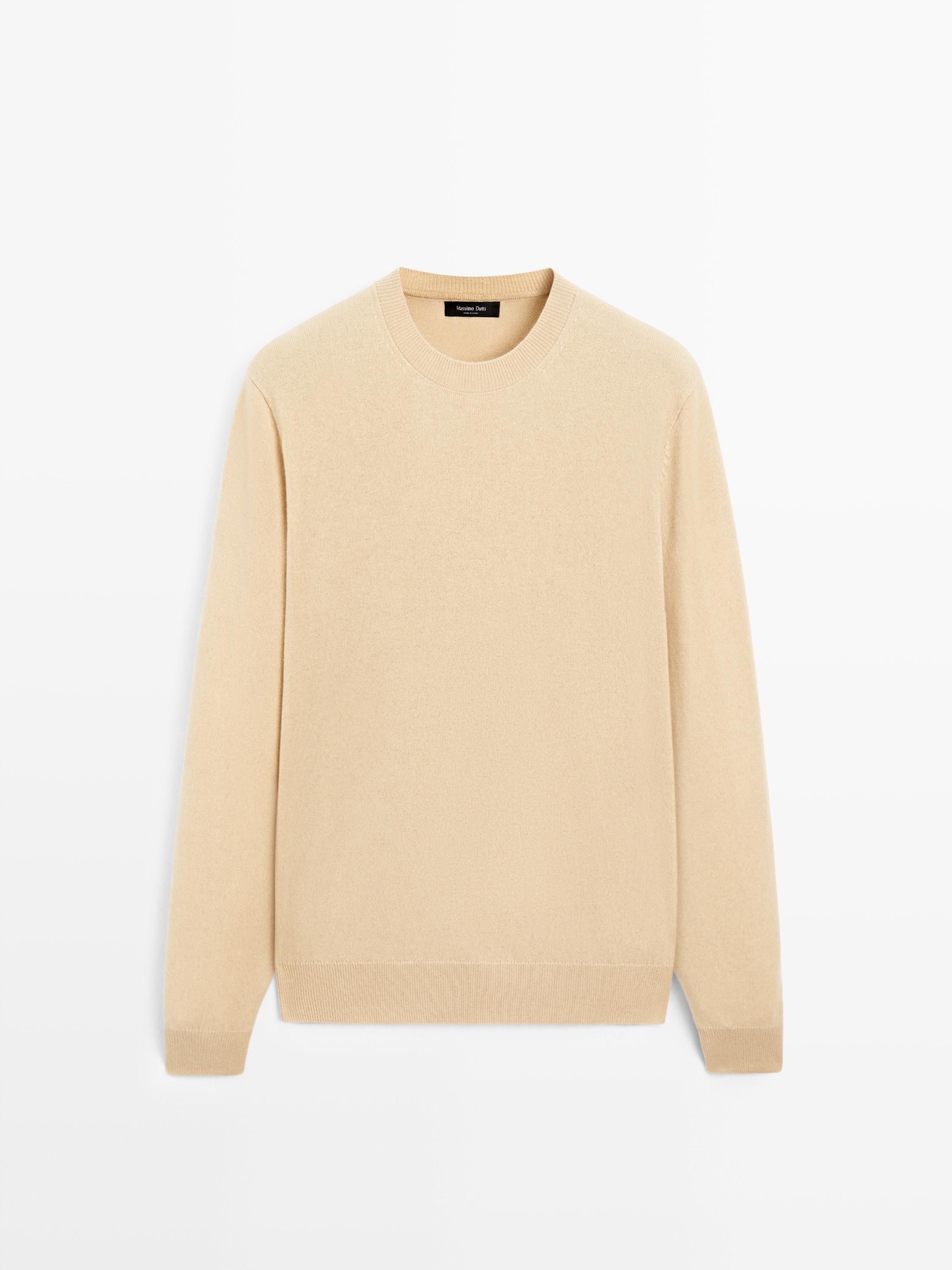 Jersey cuello redondo mezcla lana