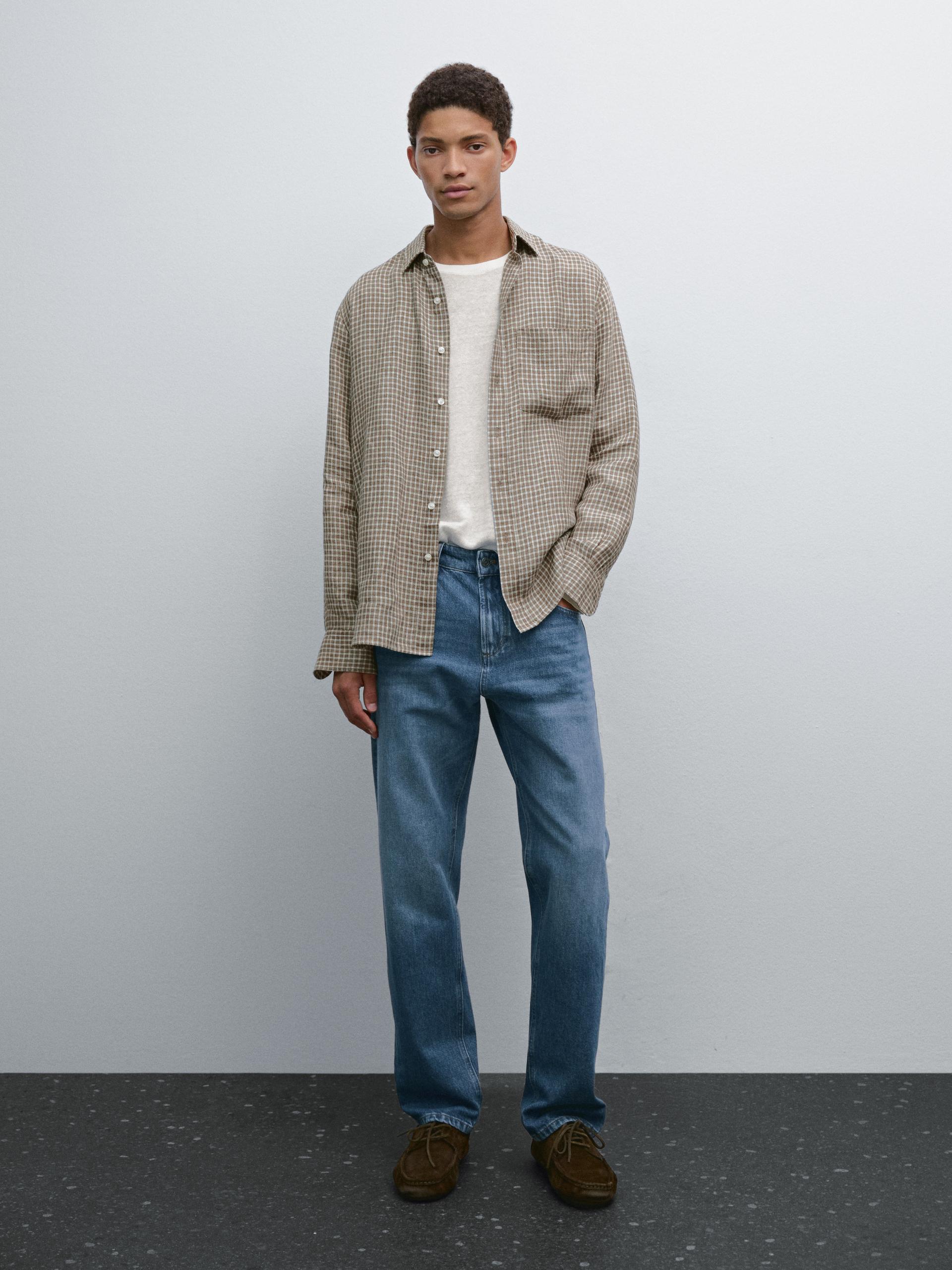 Jeans Relaxed Fit - Indigo - 36 (It 52) - Massimo Dutti - Maschile