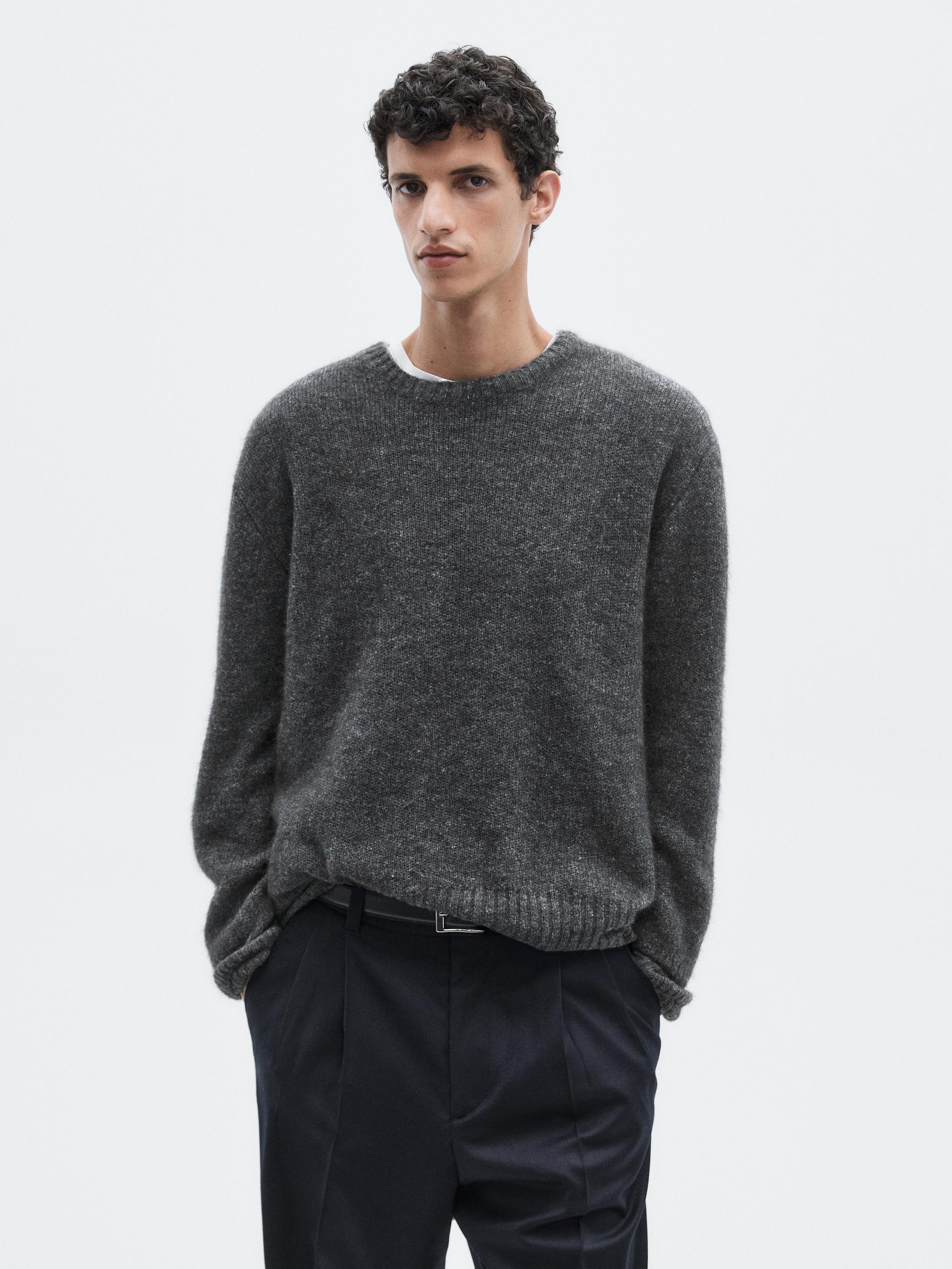 Knit alpaca blend sweater - LIMITED