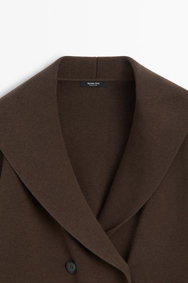 Cotton blend total look jacket — BROWN 5