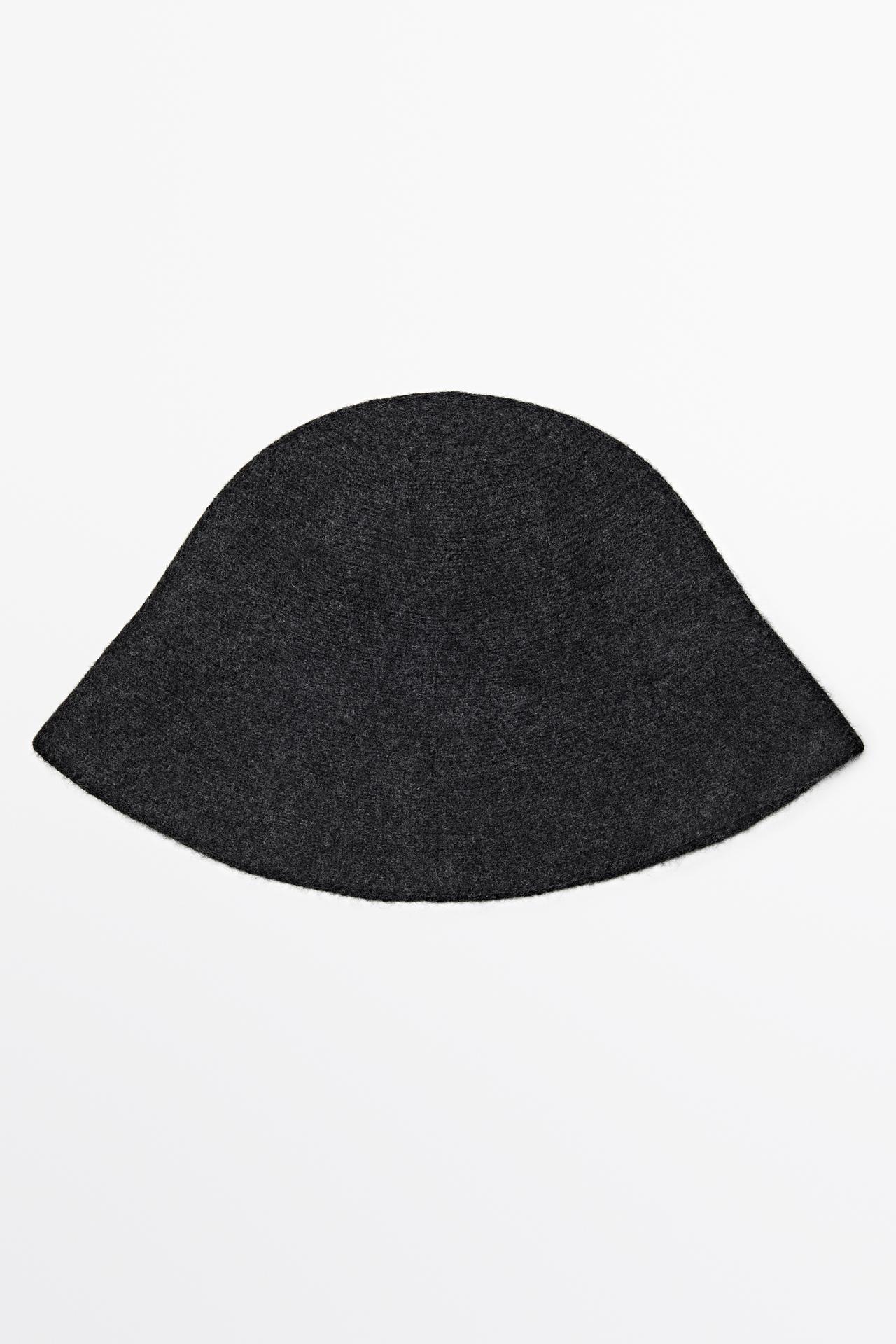 Knit bucket hat — ANTHRACITE GREY