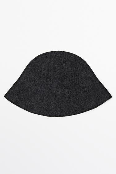 Knit bucket hat — ANTHRACITE GREY 1