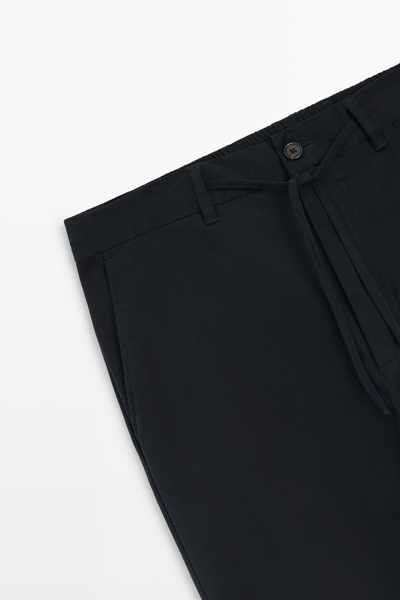 Jogger fit pants — NAVY BLUE