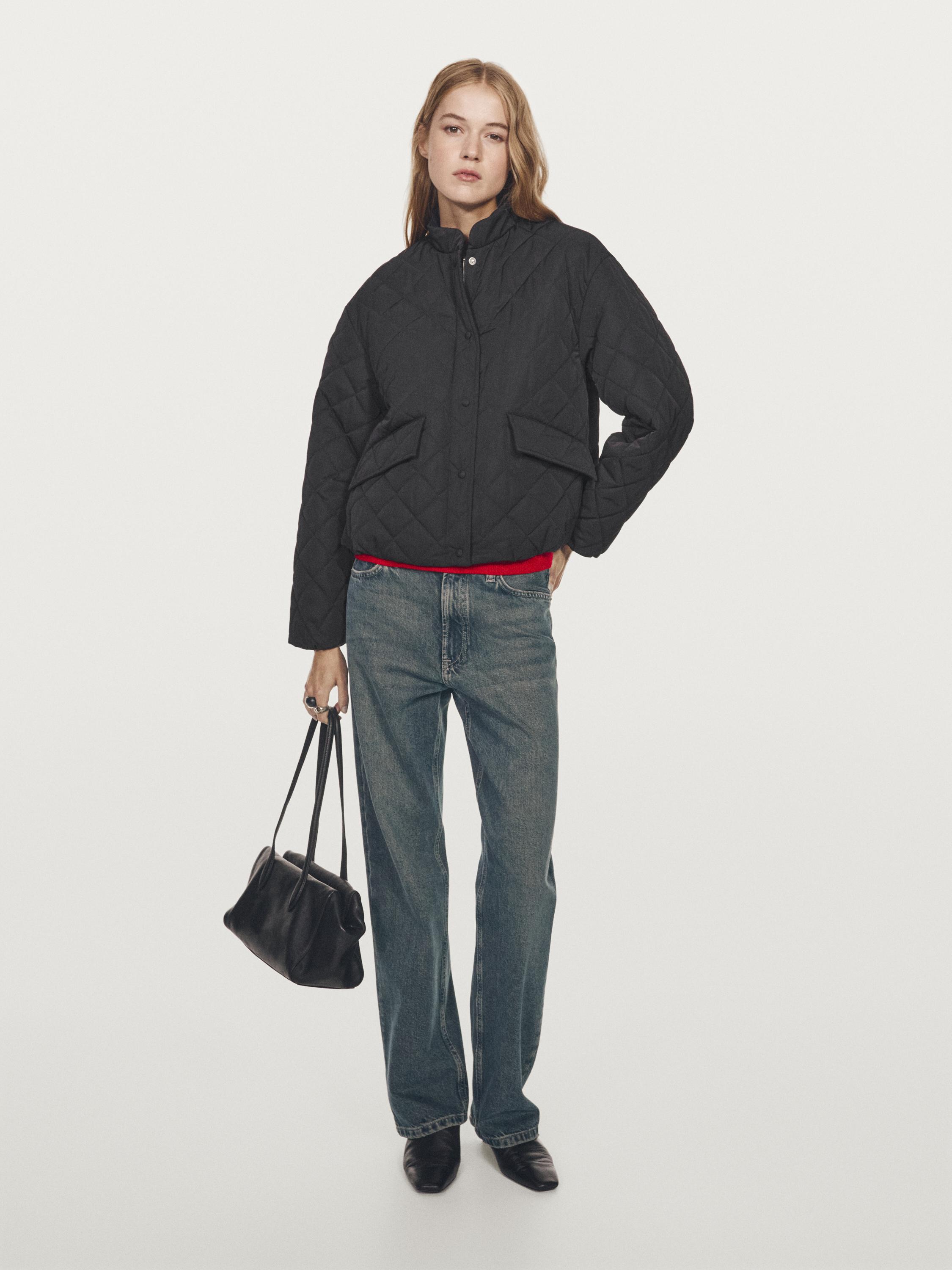 Veste bomber courte matelassée
