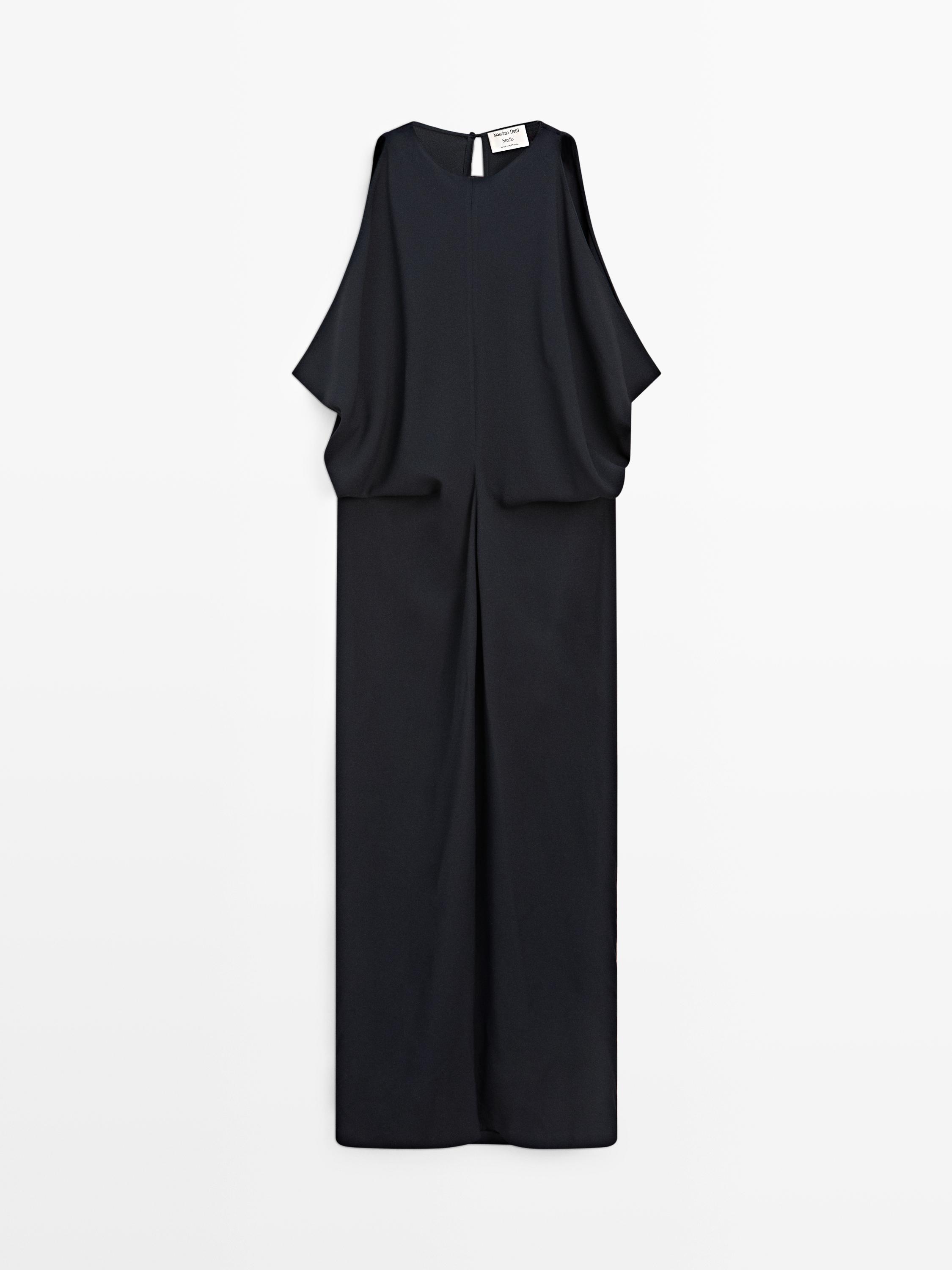 Robe midi à plis