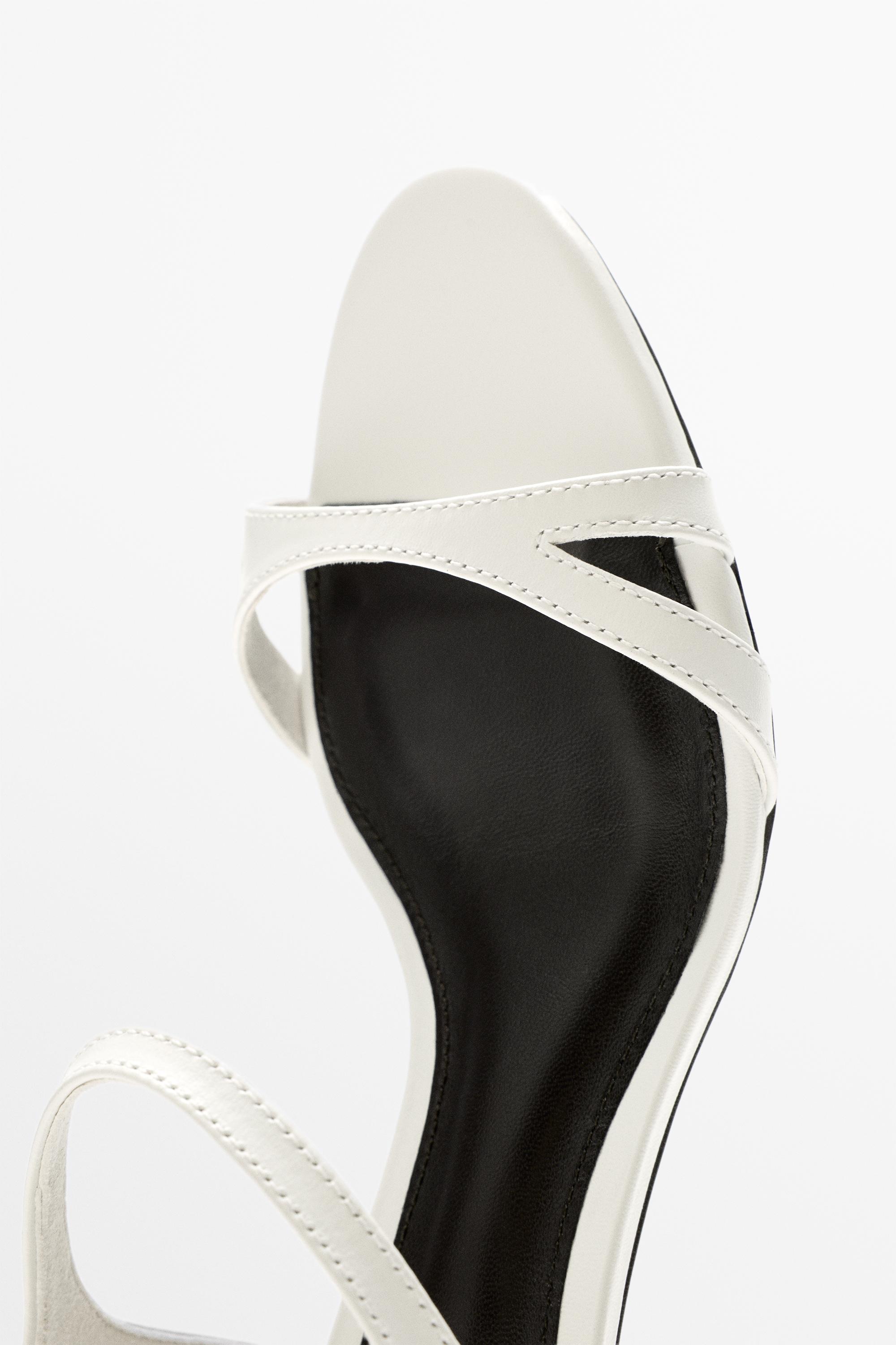 Low-heel leather sandal - MADE IN SPAIN — WHITE