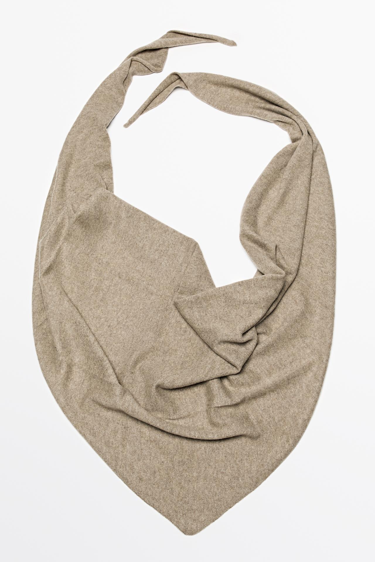 100% Cashmere Knit Bandana — Washed