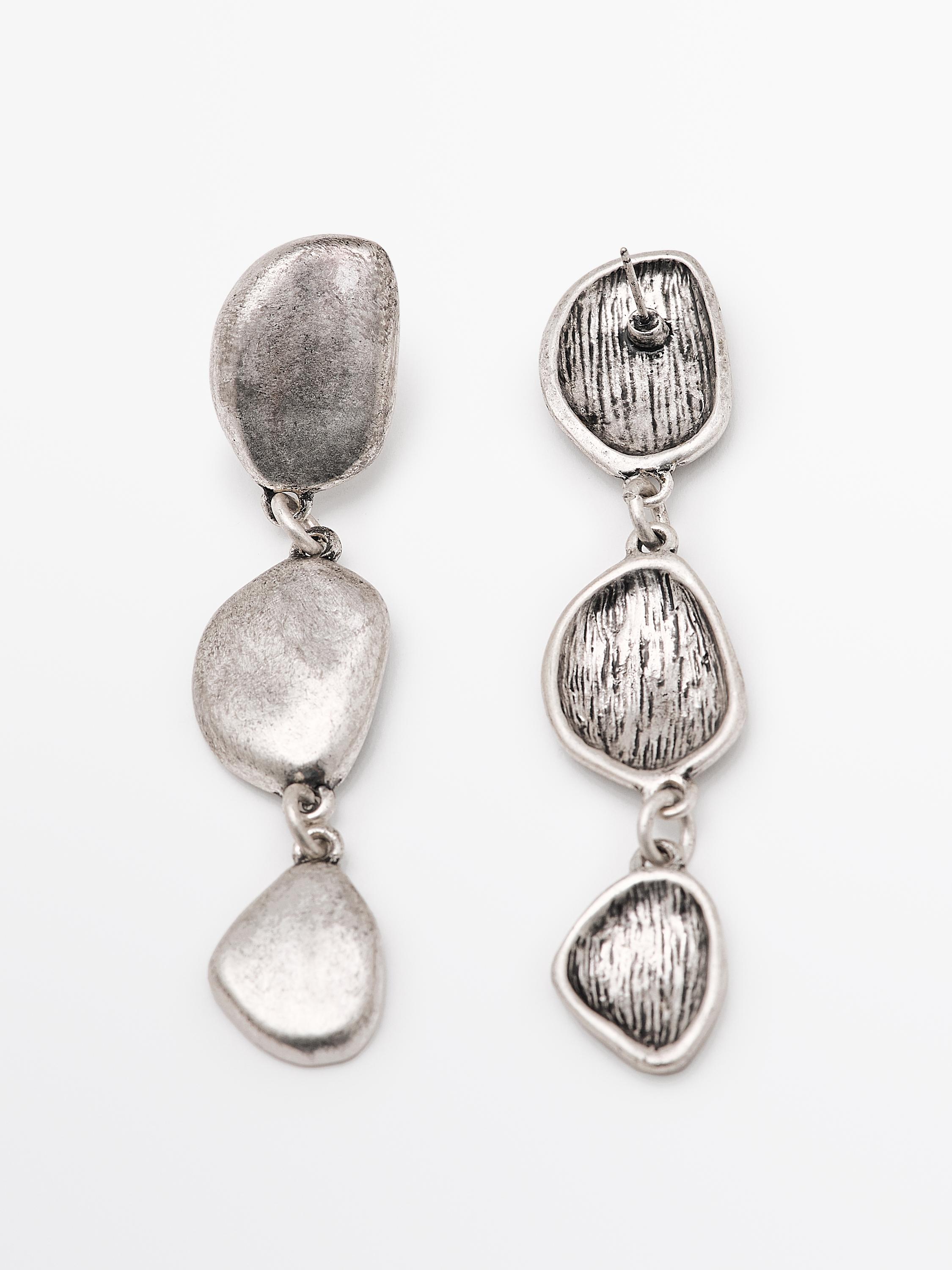 Pendientes largos hoja