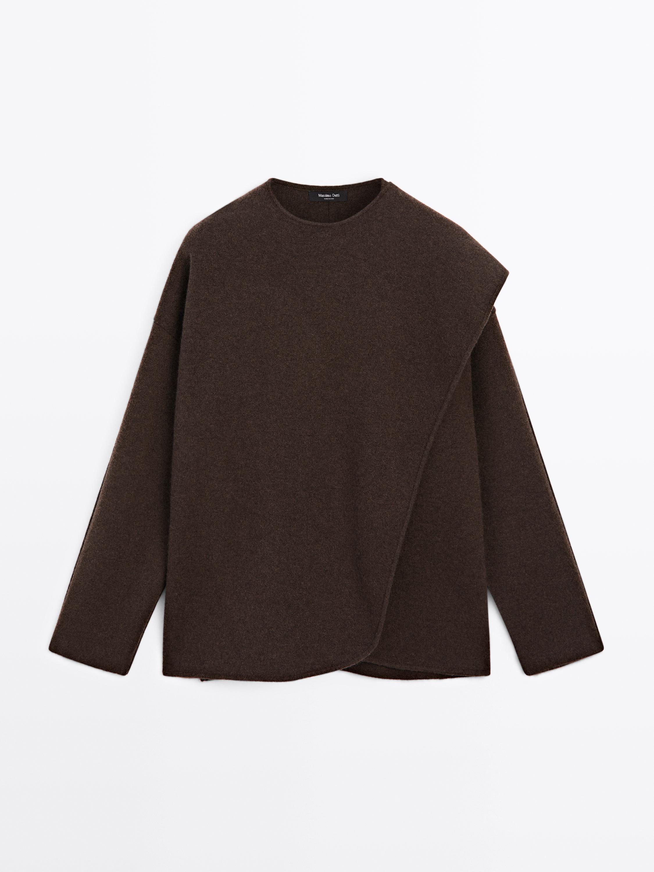 Kardigan pelerina od mešavine kašmira