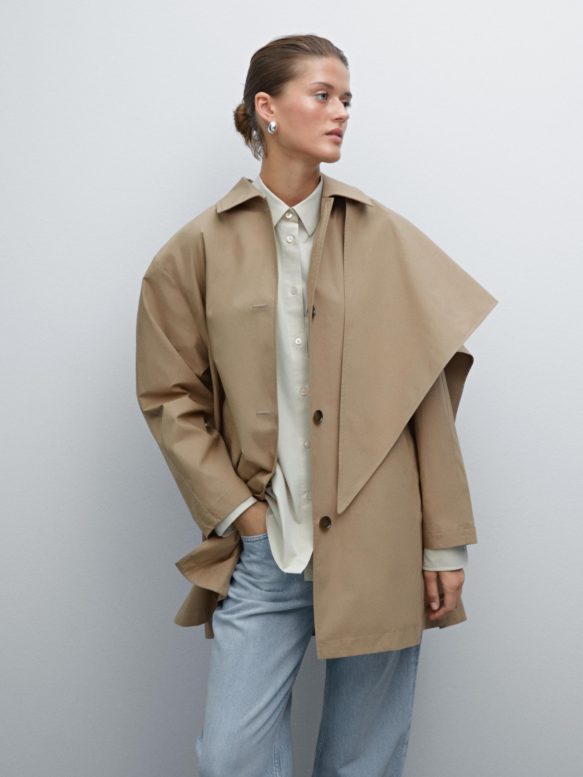 Trench foulard amovible