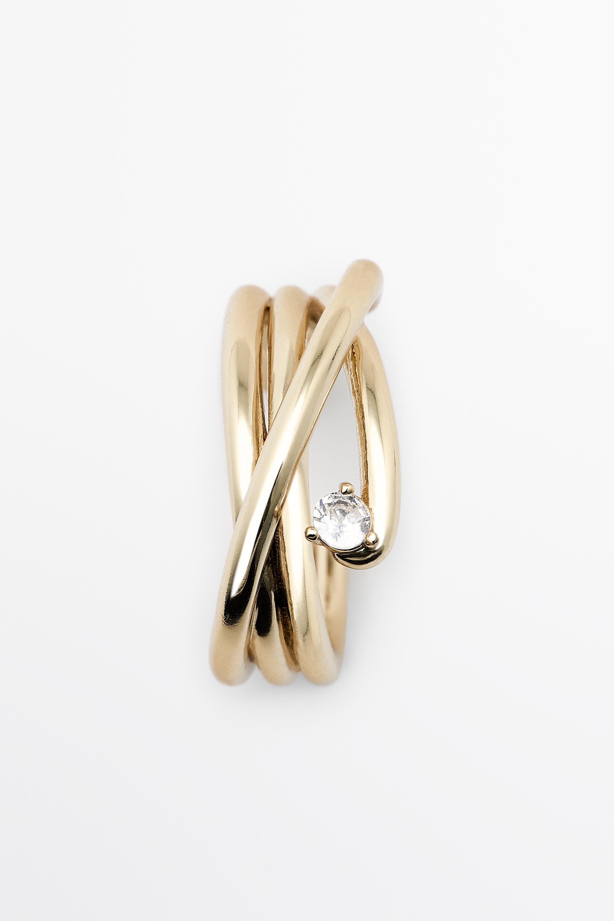 Shimmery hoop earrings — GOLDEN